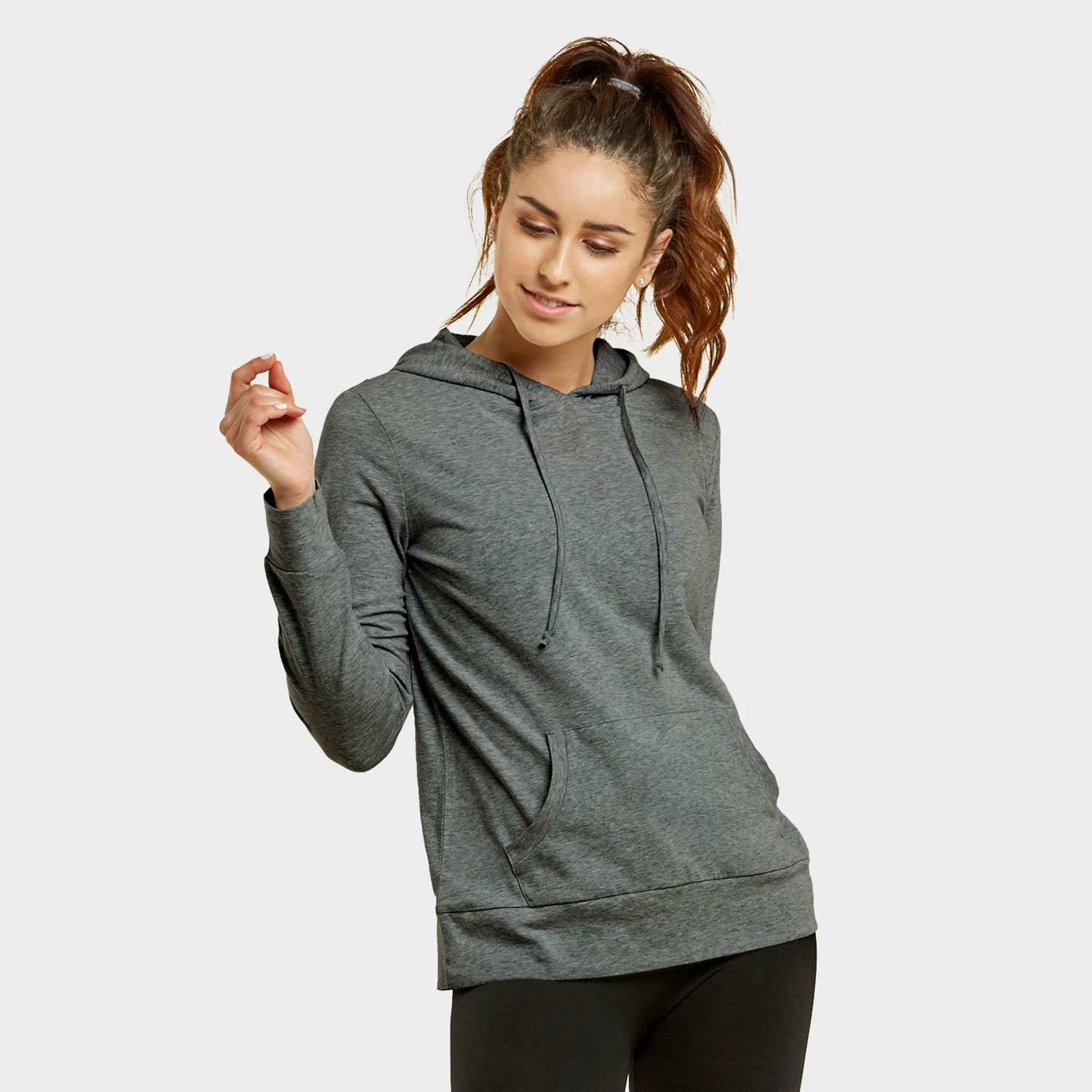 Ladies Thin Pullover Hoodie