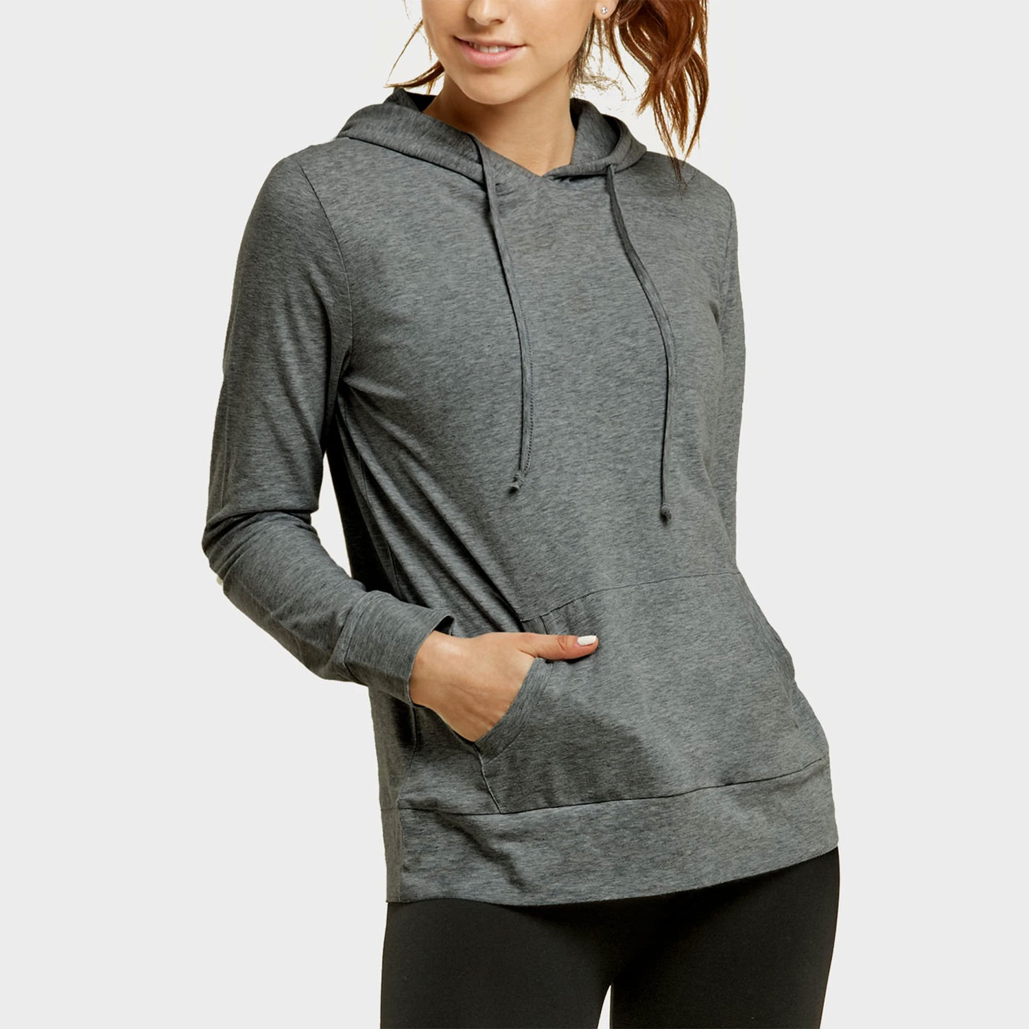 Ladies Thin Pullover Hoodie