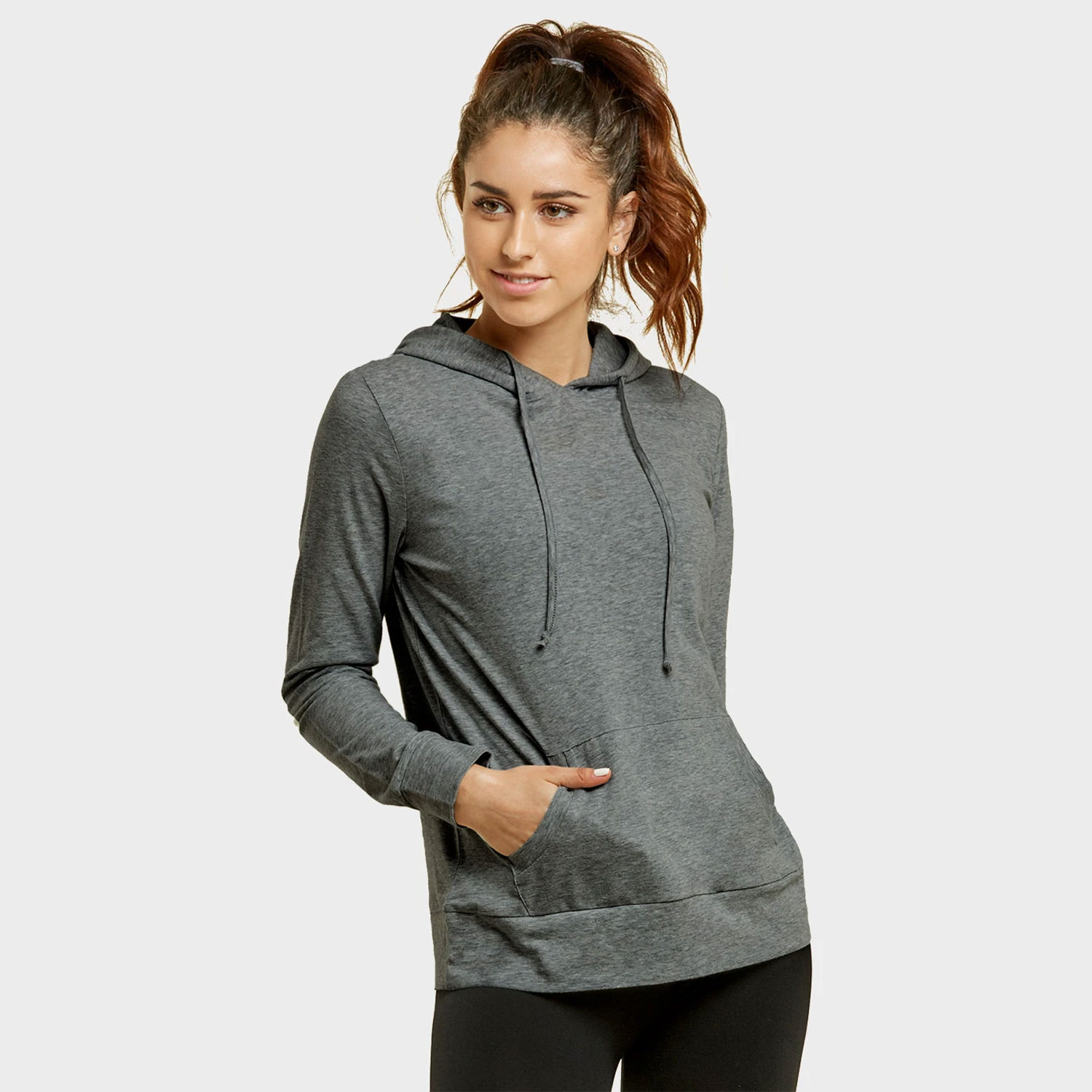 Ladies Thin Pullover Hoodie