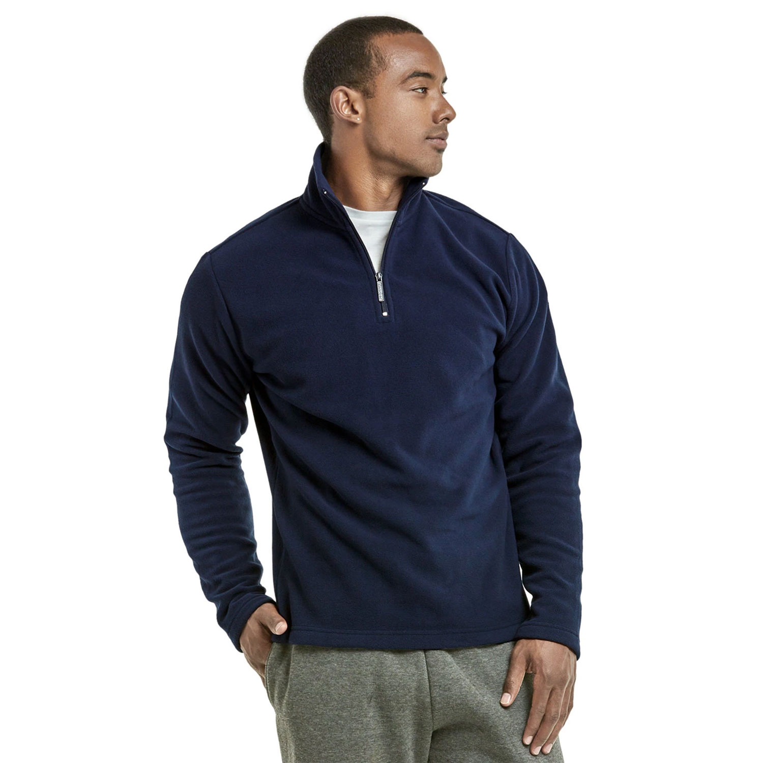 Men's Polar Fleece Quarter Pullover