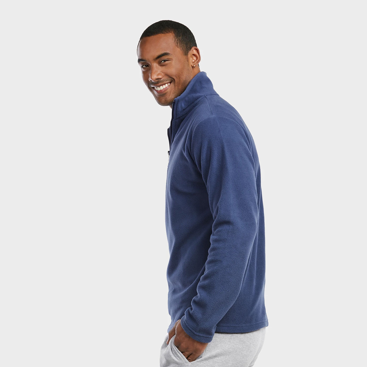 Men's Polar Fleece Quarter Pullover