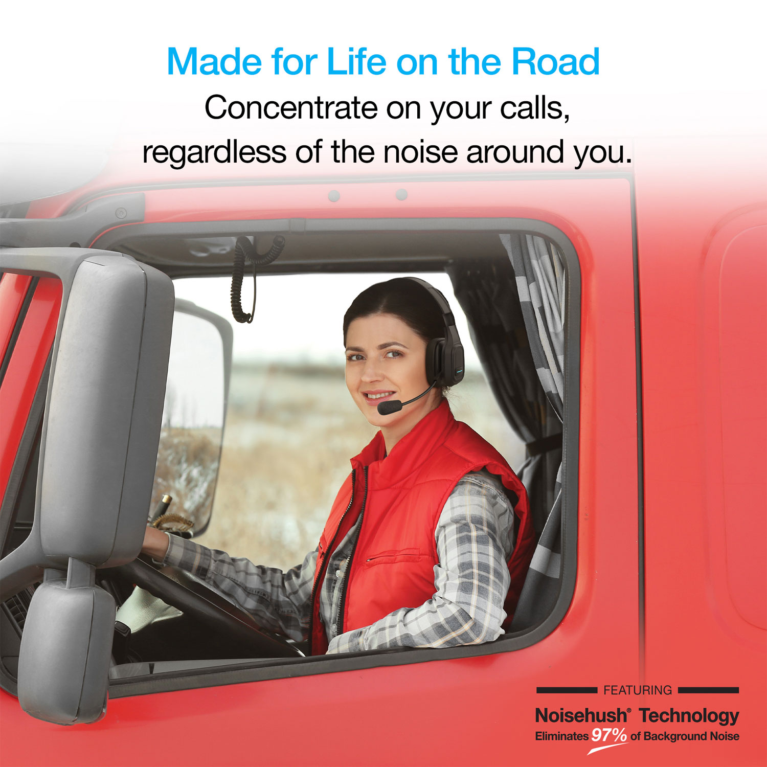 Naztech NXT-700 Xtreme Noise Cancelling Wireless Headset