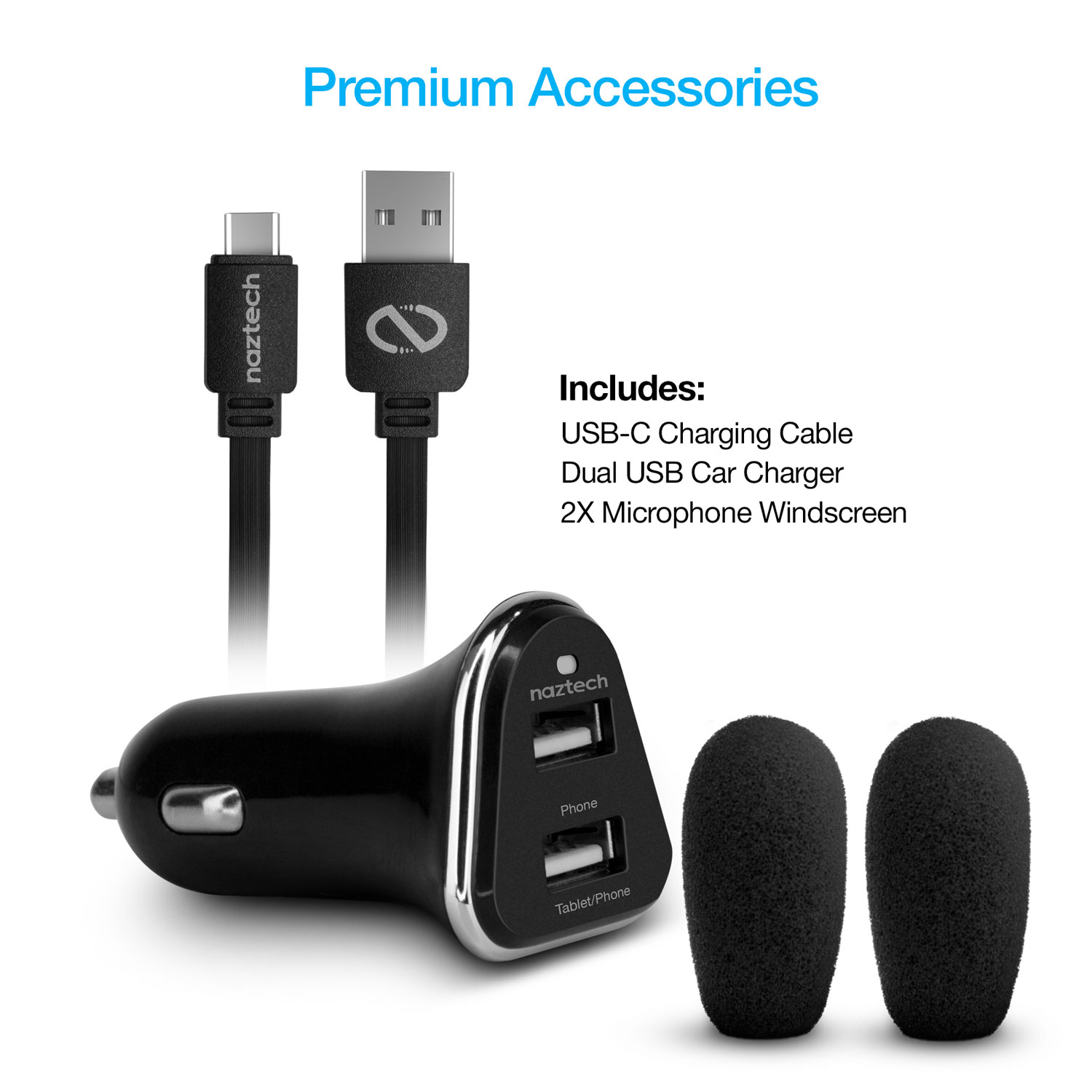 Naztech NXT-700 Xtreme Noise Cancelling Wireless Headset
