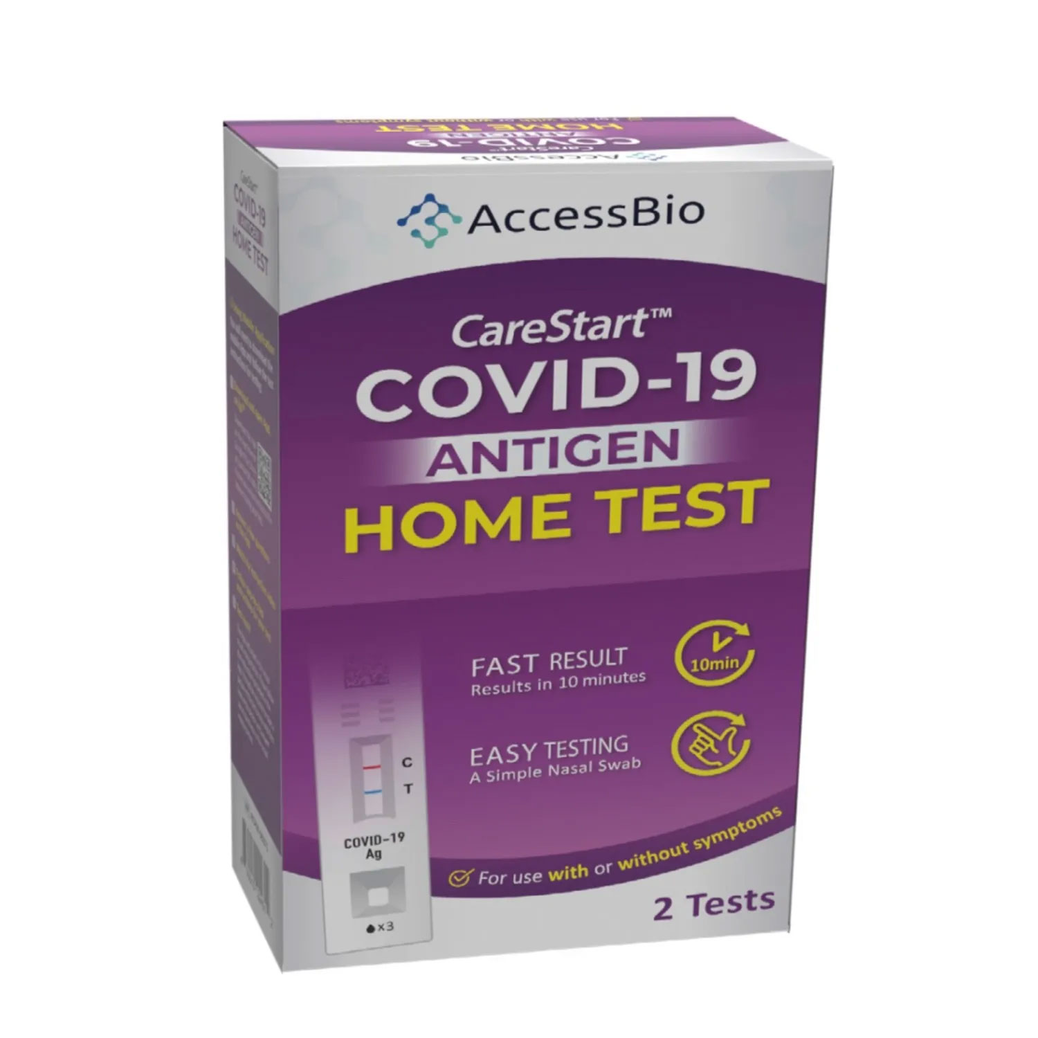 CareStart™ COVID-19 Antigen Home Test - 2 Tests