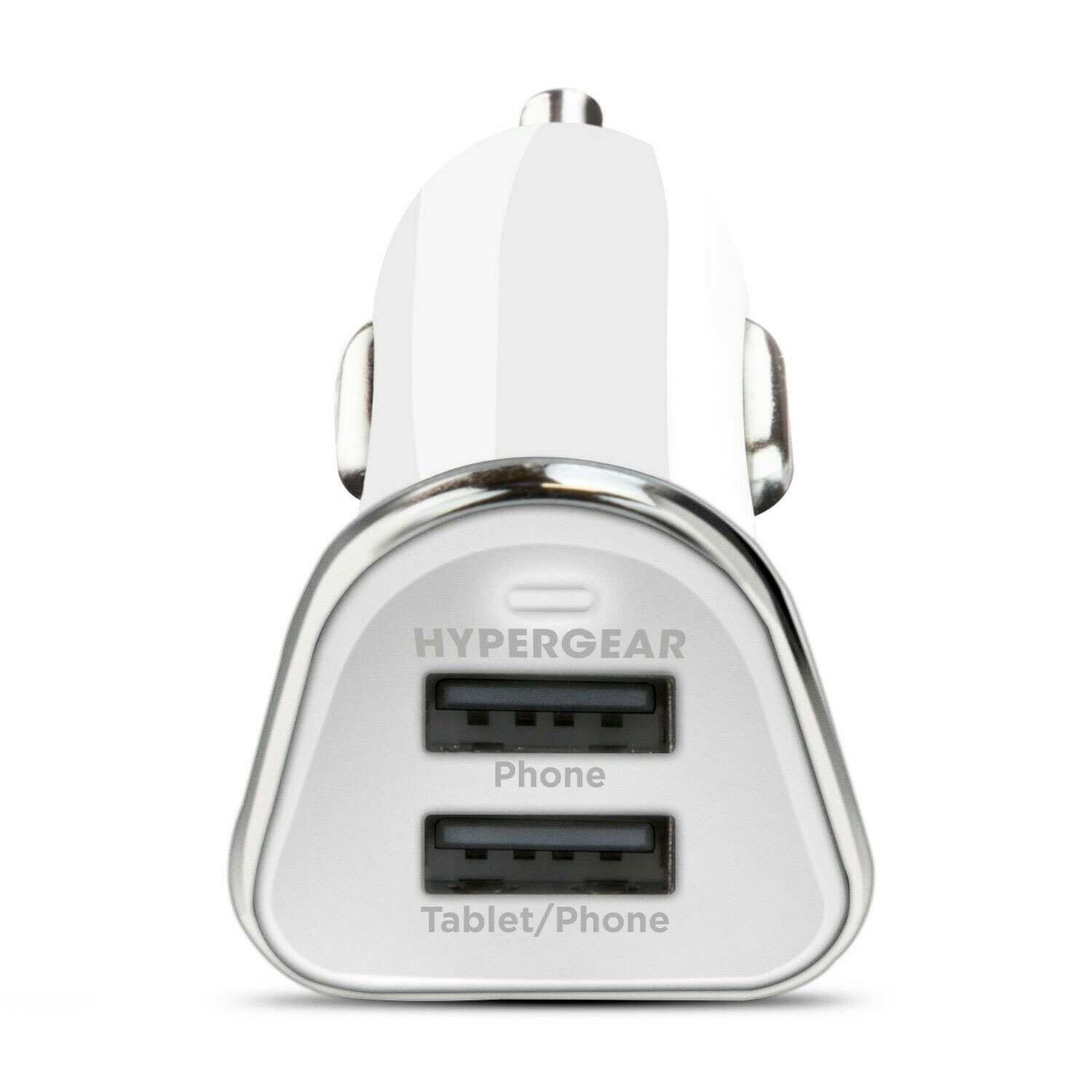 HyperGear Hi-Power Dual USB 3.4A Car Charger White