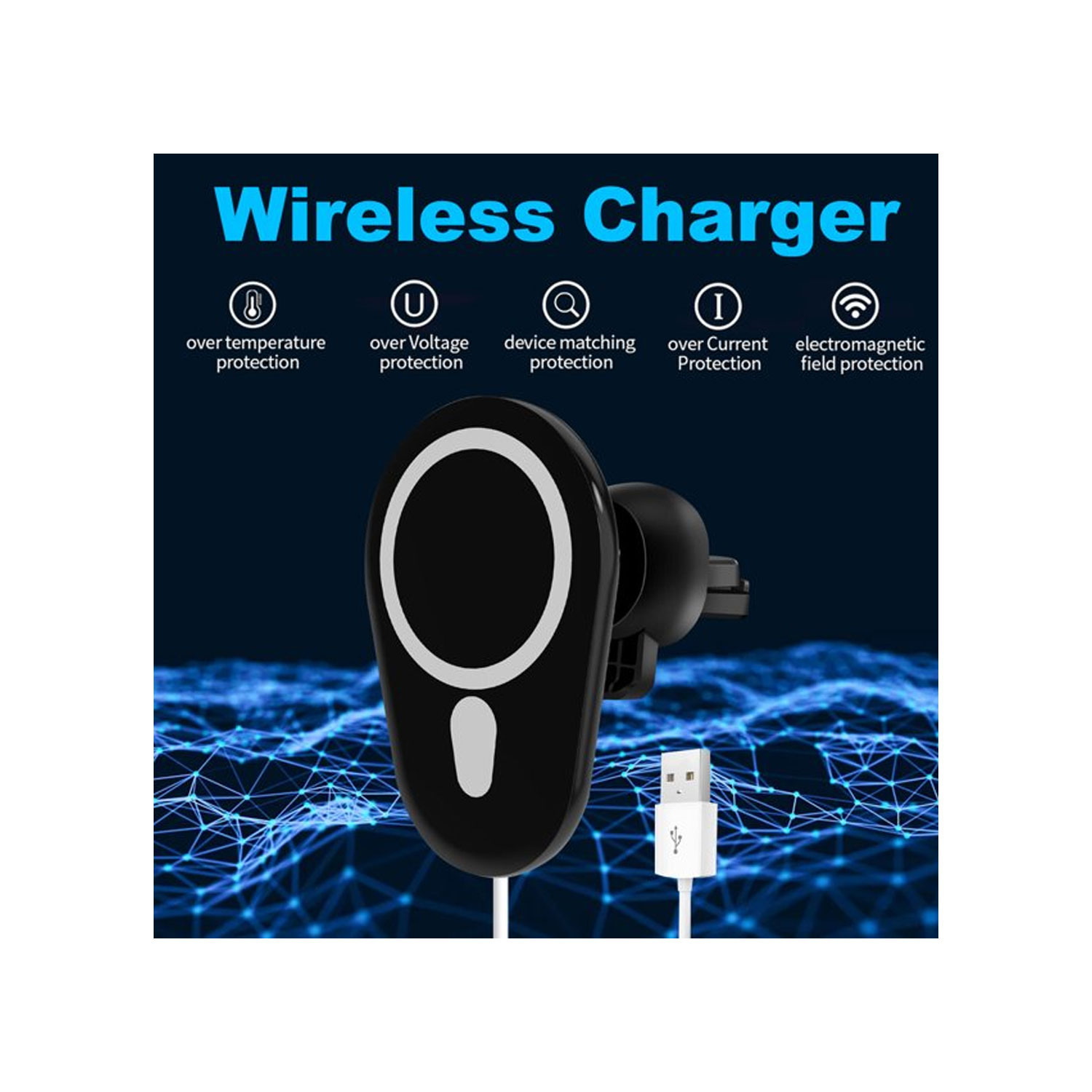 HyperGear MagVent 15W Wireless Charging Mount