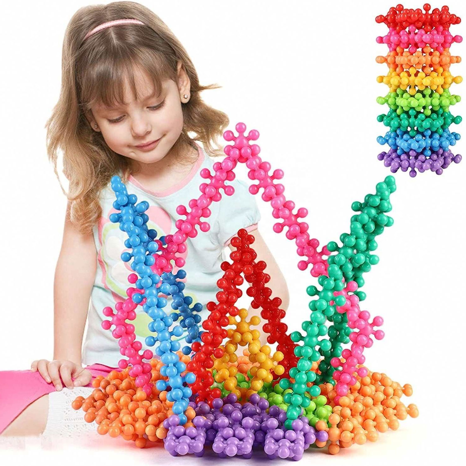 200 Piece 3D Interlocking Building Blocks Stem Toy