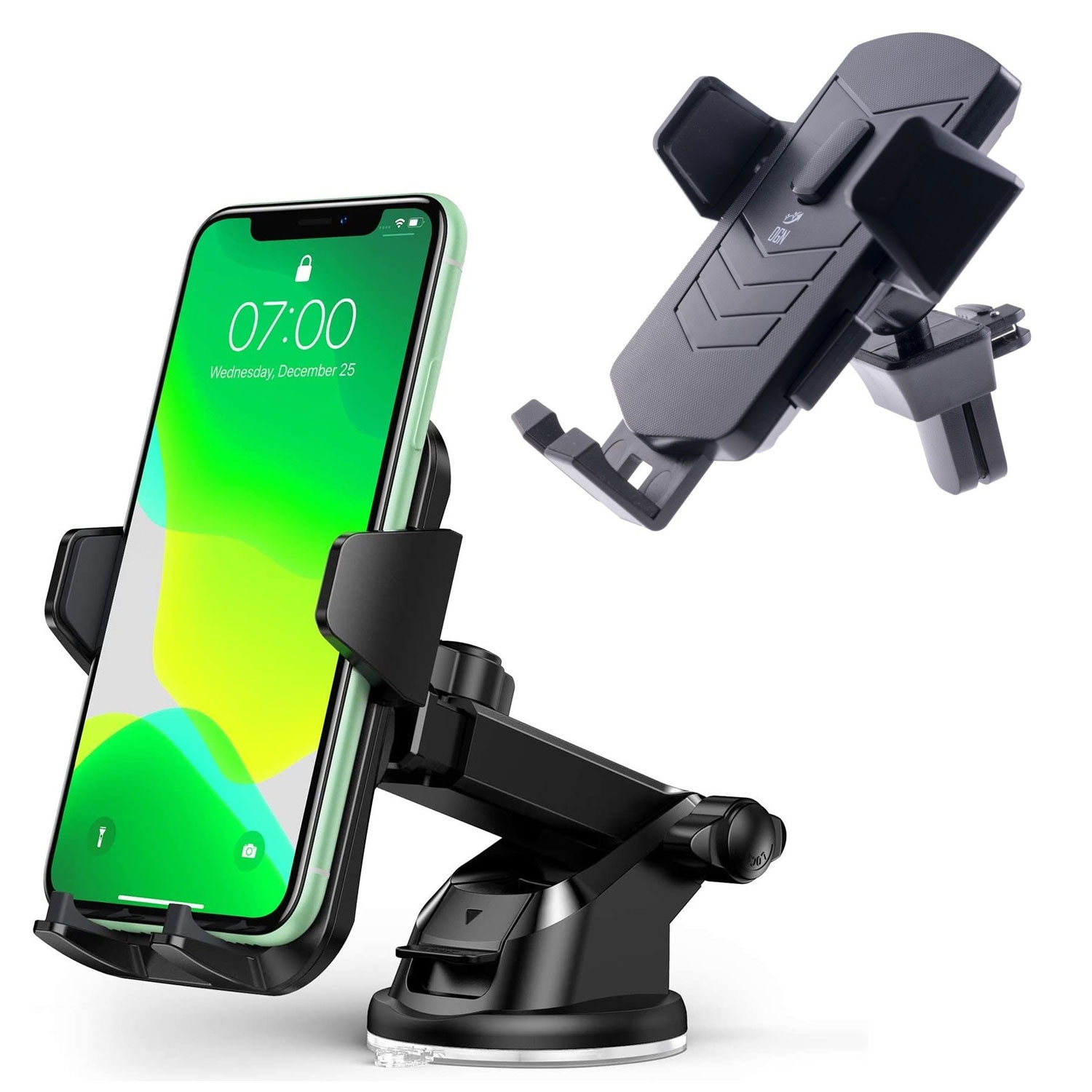 Universal 3-in-1 Strong Car Mount For Smartphones