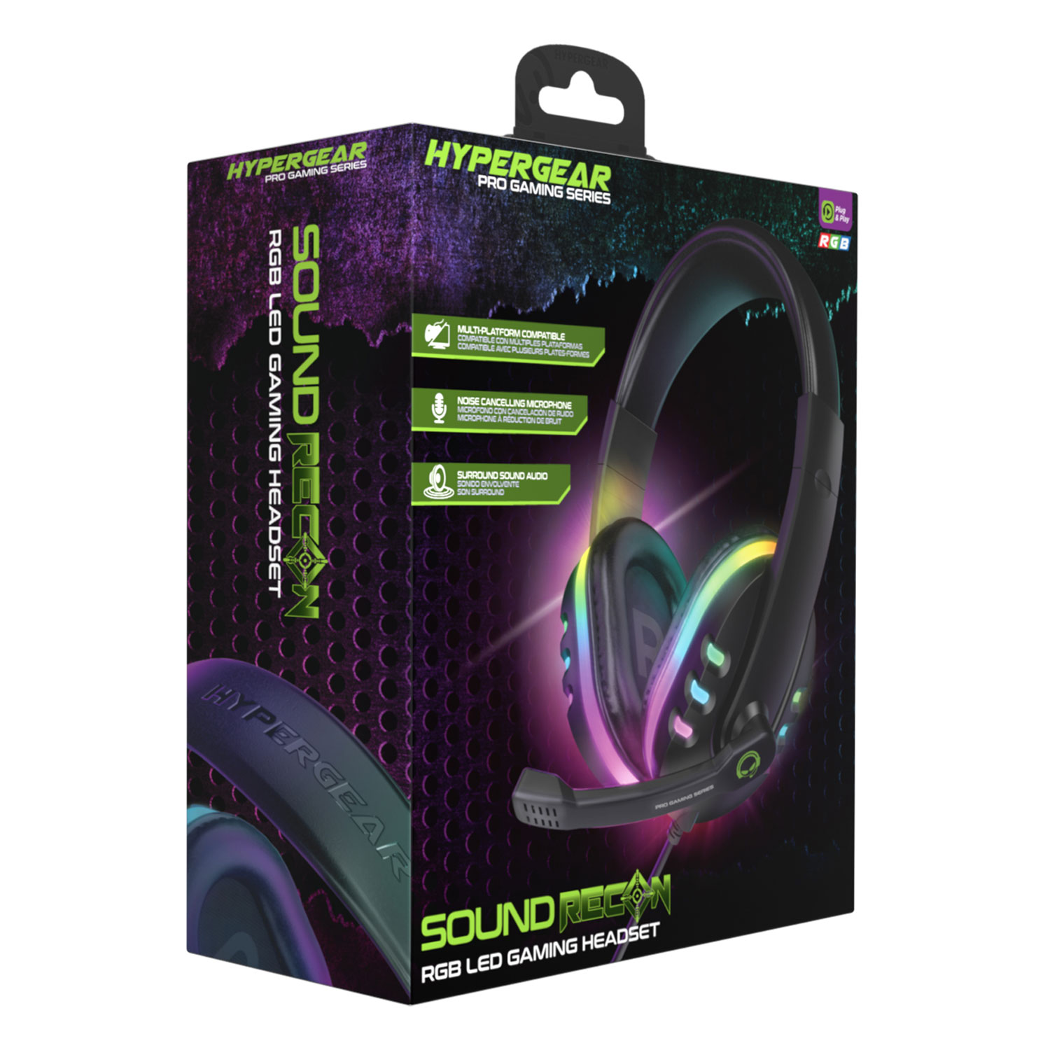 Hypergear SoundRecon RGB LED Gaming Headset