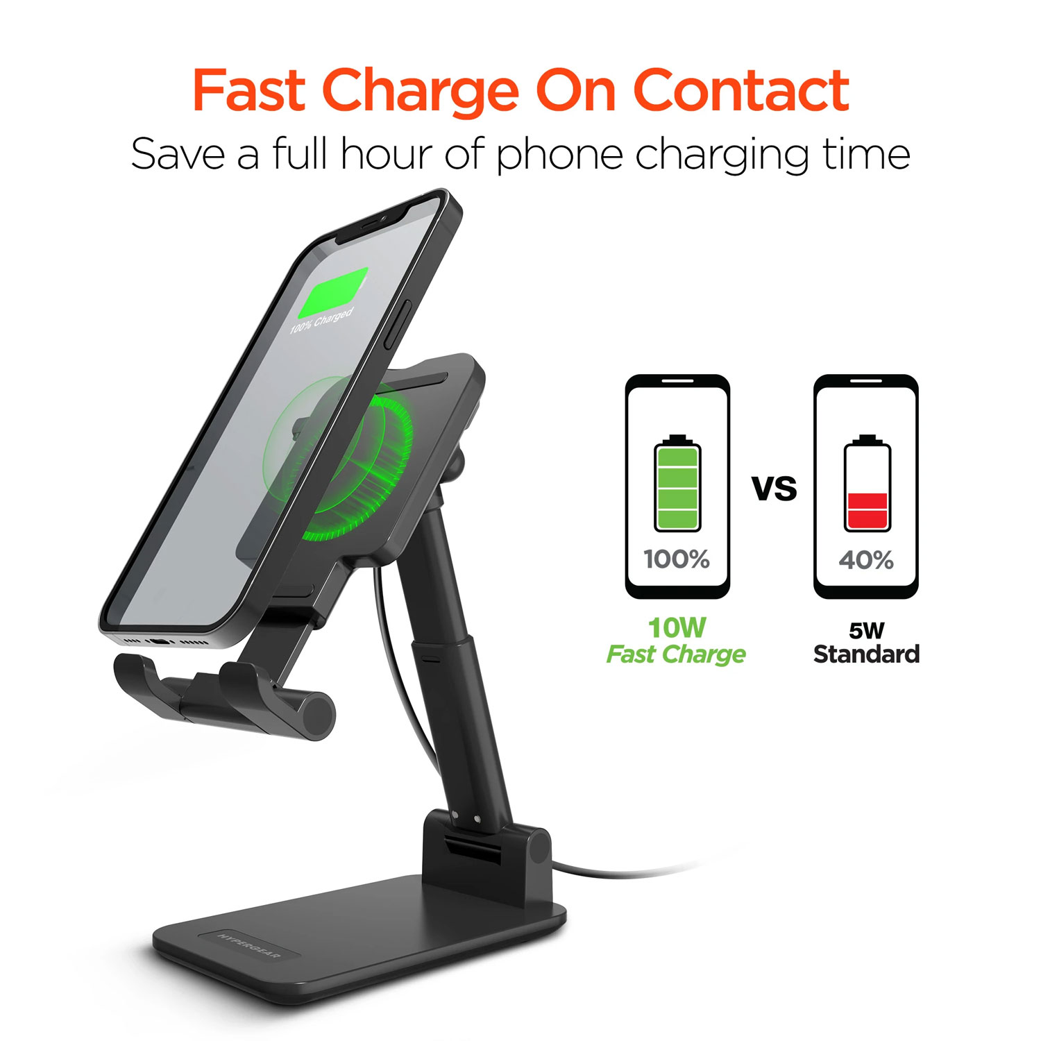 Hypergear PowerFold 10W Wireless Charging Stand
