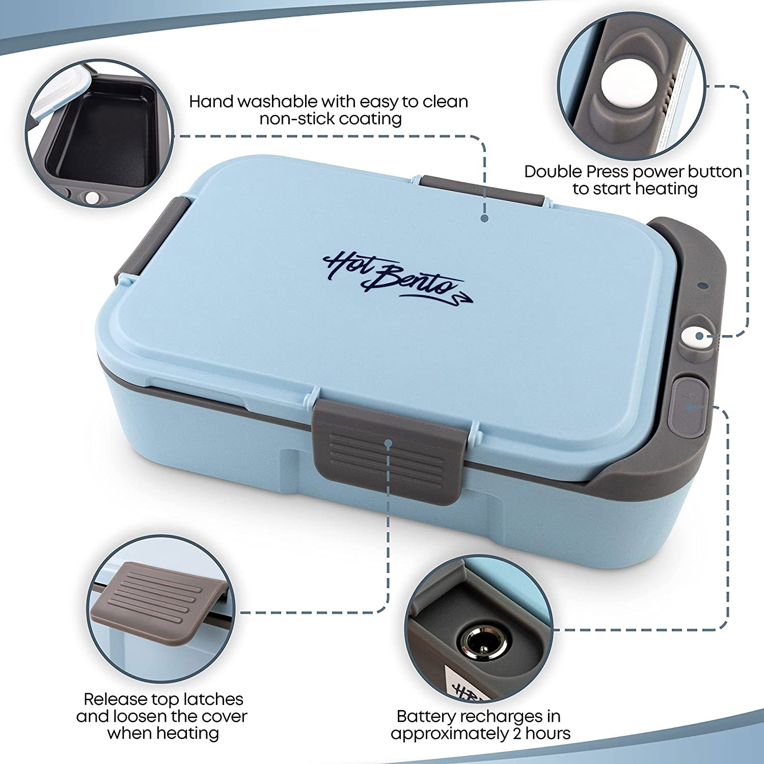 Hot Bento Self-Heating Lunch Box