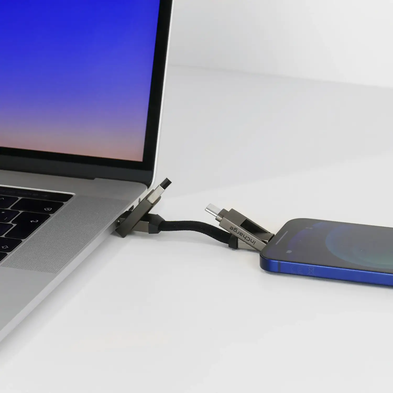 incharge 6 - The Six-in-One Swiss Army Knife of Cables, Portable Keyring Compatible Retail Packaging