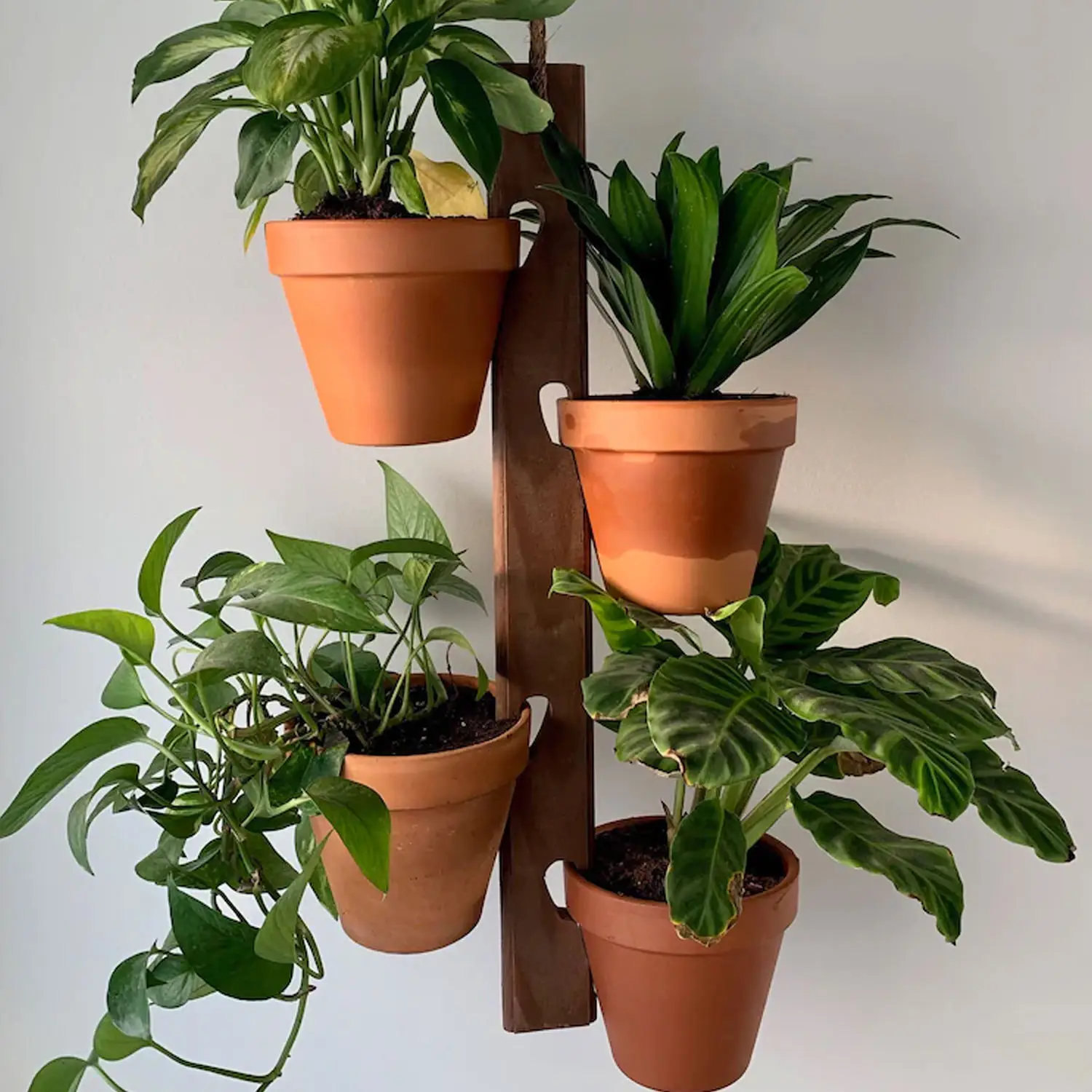 Pot Hanging Standing Plant Holder