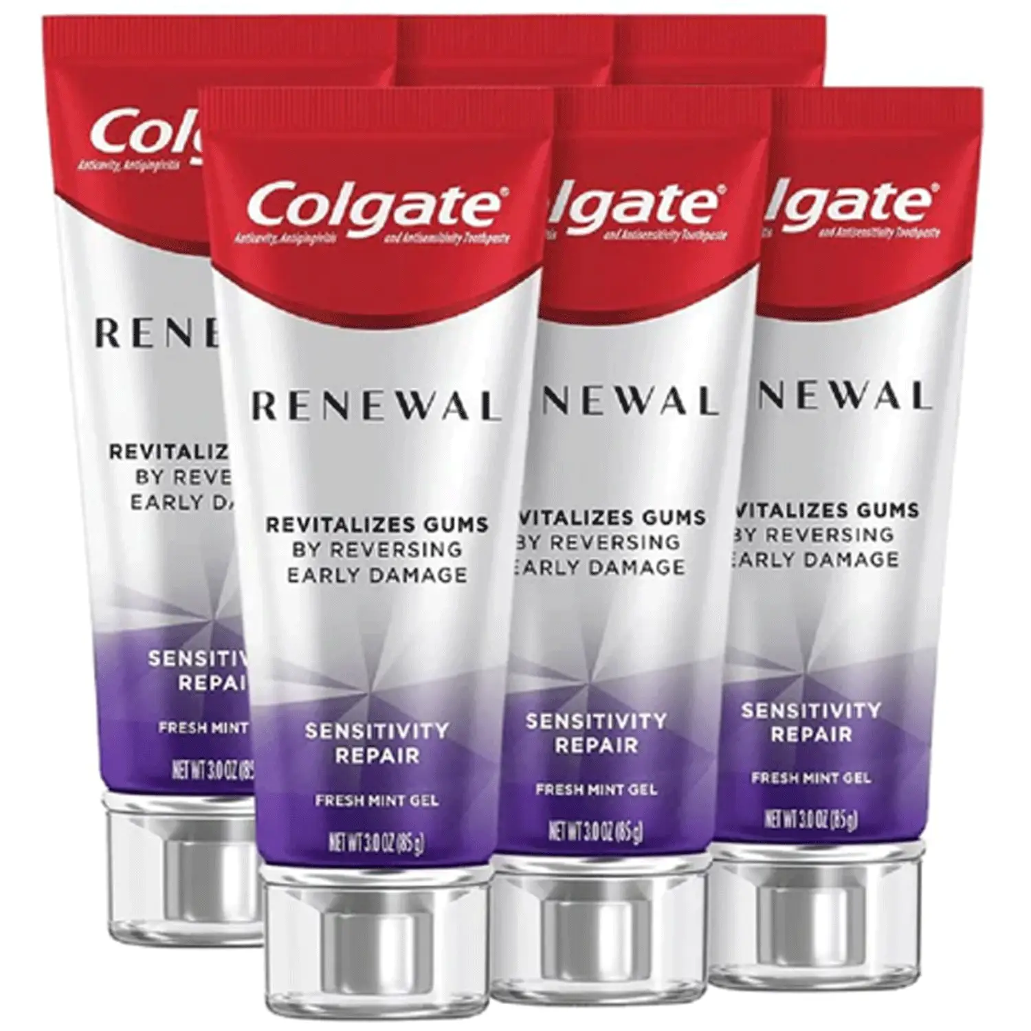 Colgate Renewal Sensitivity Repair Gel Toothpaste In Fresh Mint - 6 Pack