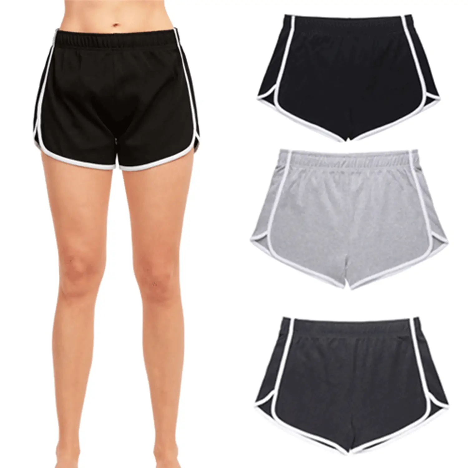 Sofra Ladies Dolphin Shorts Pack of 3