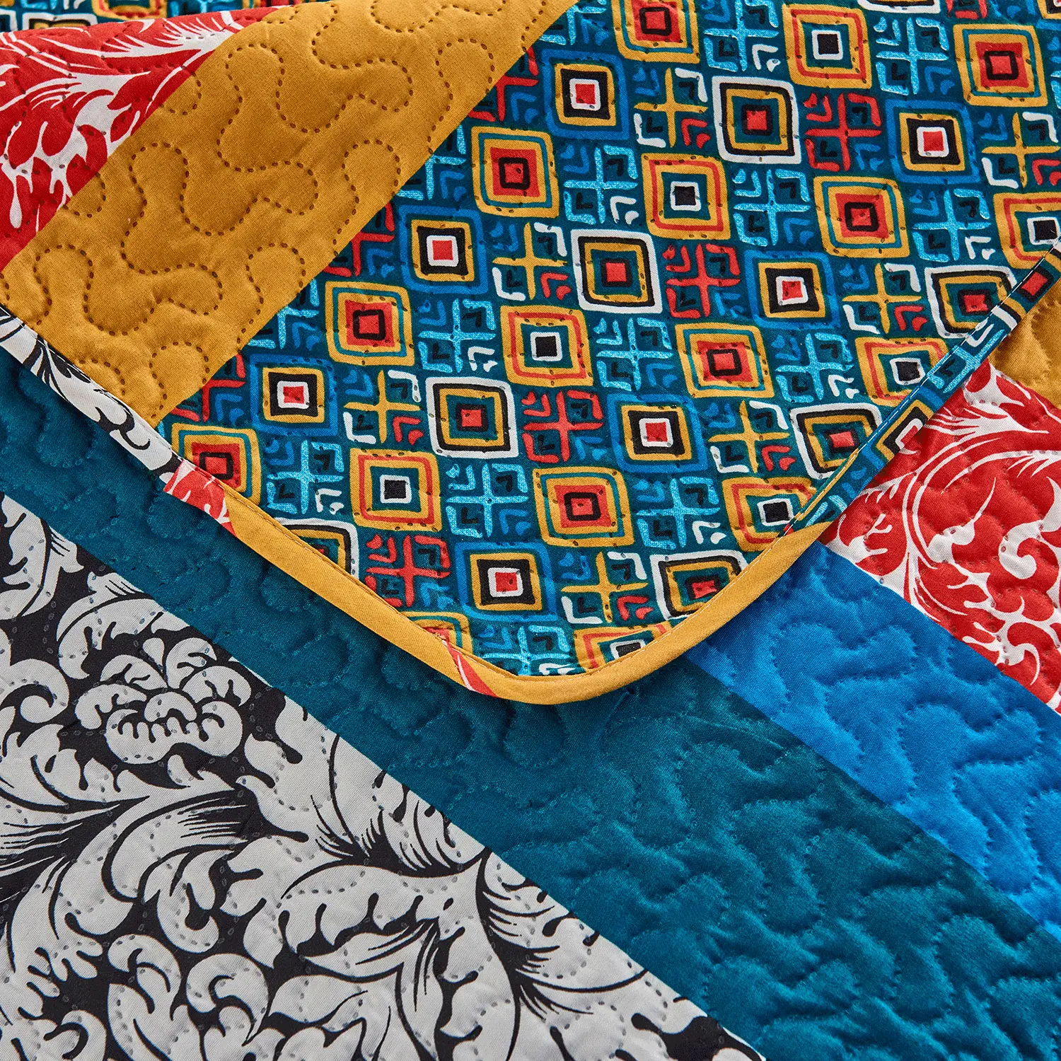 JML 3 Pieces Bedspread Coverlet Cover, Quilt Set