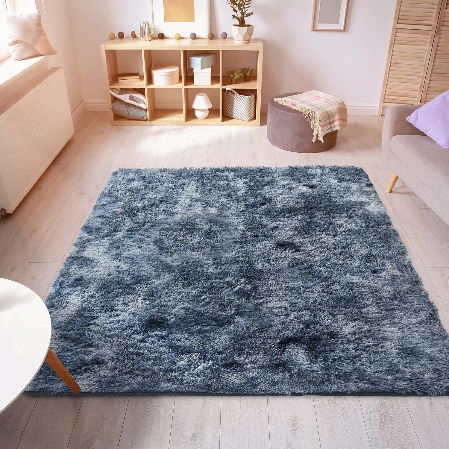 Merry Home Living Room Fuzzy Area Rugs for Bedroom Fluffy for Kids Room, Floor Indoor Shaggy Plush 