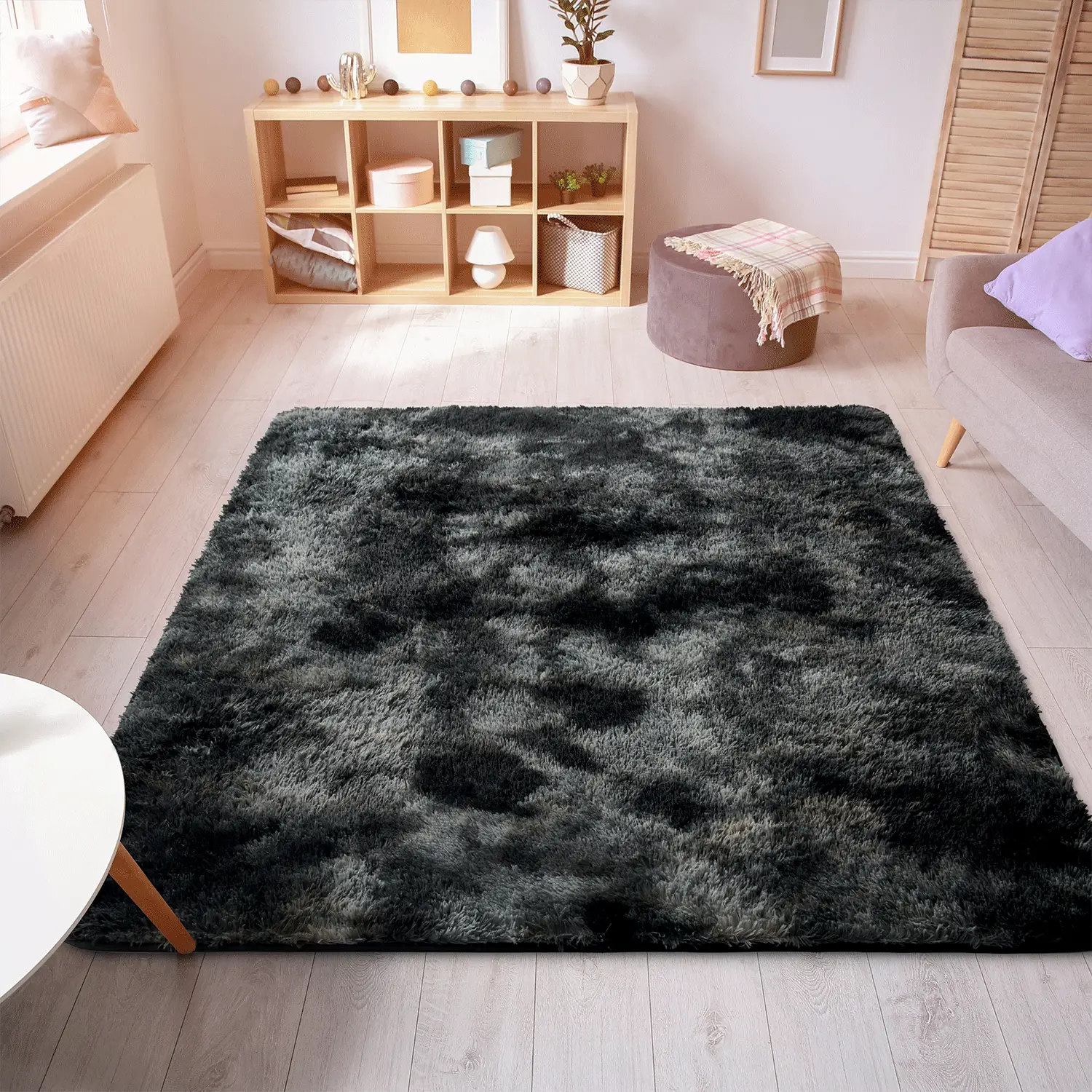 Merry Home Living Room Fuzzy Area Rugs for Bedroom Fluffy for Kids Room, Floor Indoor Shaggy Plush 