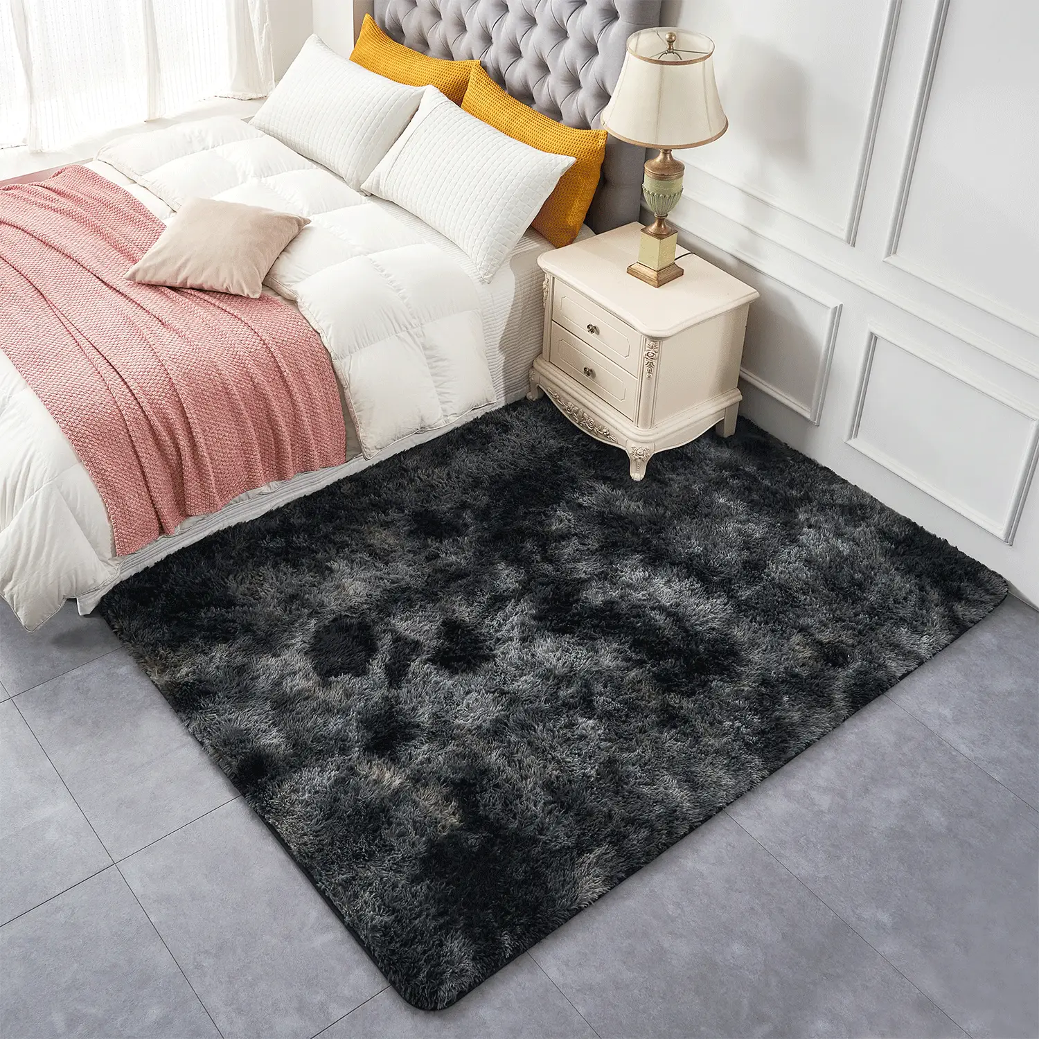 Merry Home Living Room Fuzzy Area Rugs for Bedroom Fluffy for Kids Room, Floor Indoor Shaggy Plush 
