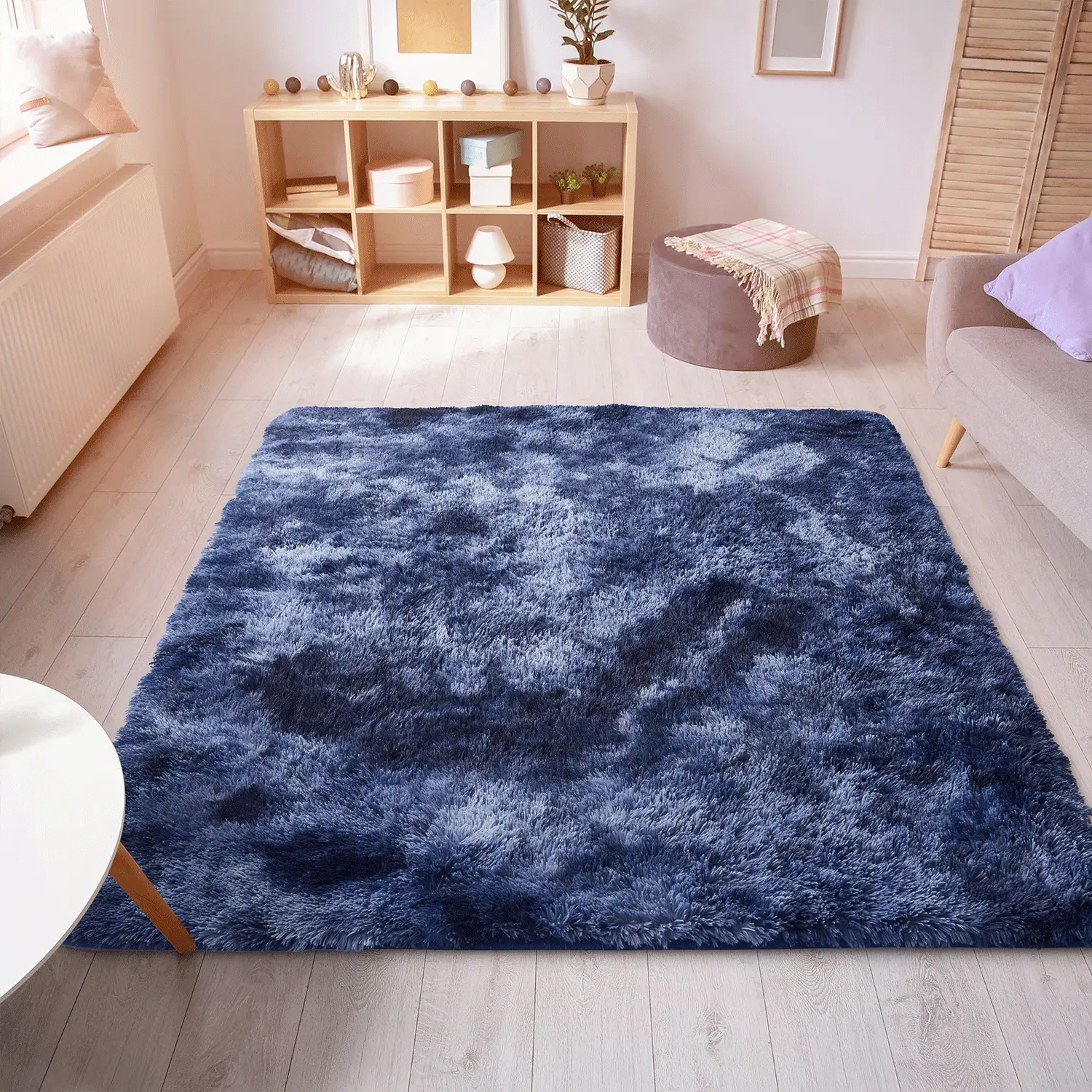 Merry Home Living Room Fuzzy Area Rugs for Bedroom Fluffy for Kids Room, Floor Indoor Shaggy Plush 