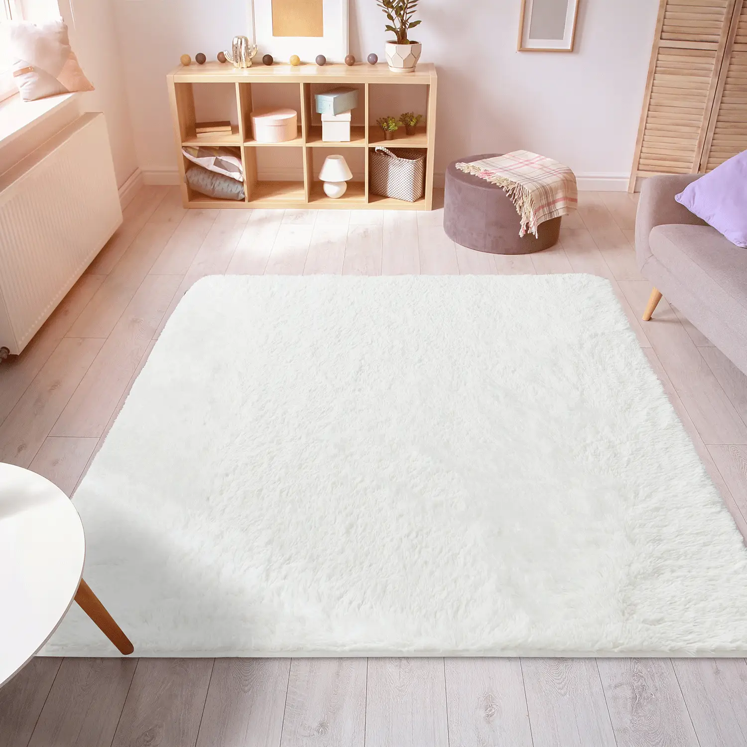 Merry Home Living Room Fuzzy Area Rugs for Bedroom Fluffy for Kids Room, Floor Indoor Shaggy Plush 