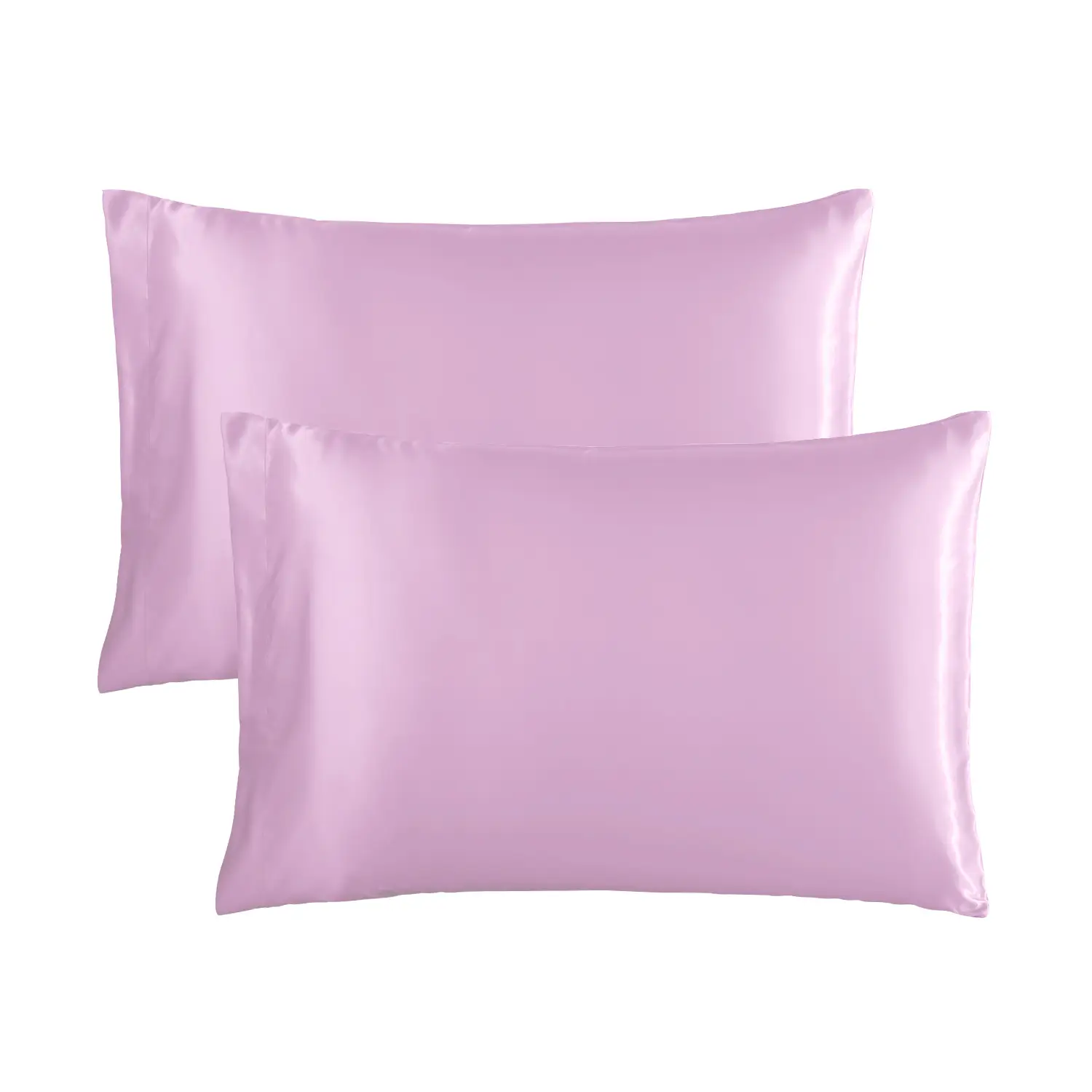 HAOK Satin Pillowcase for Hair and Skin, Silky Soft Pillow Cover with Envelop Closure - 2 Pack