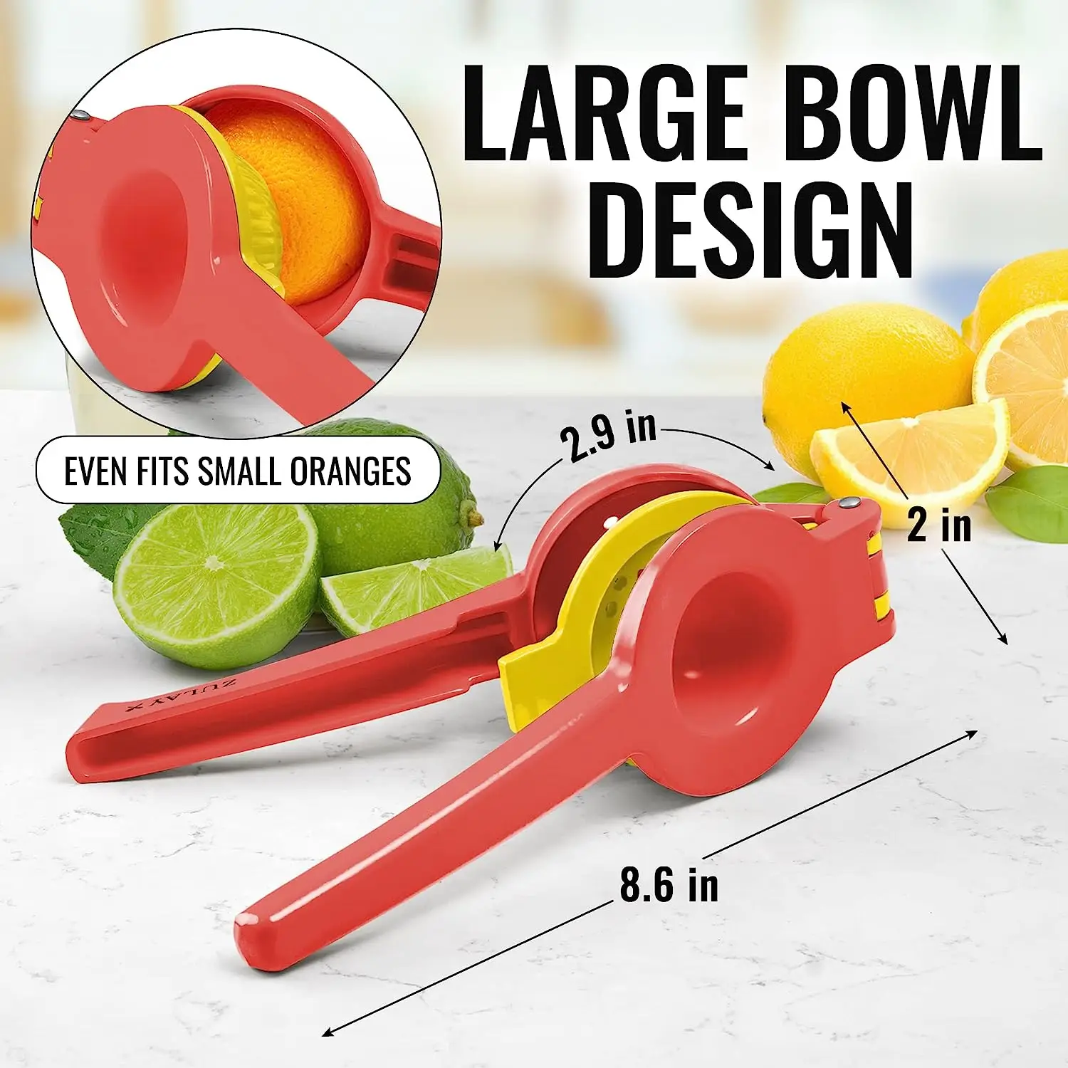 Zulay Metal Lemon Lime Squeezer