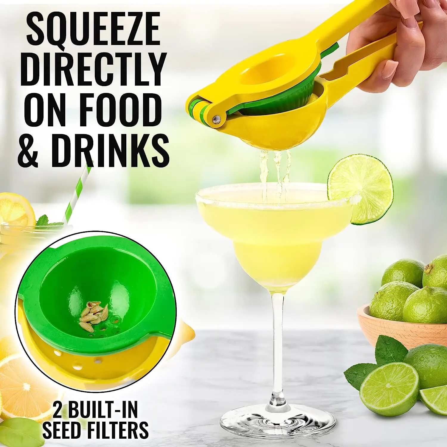 Zulay Metal Lemon Lime Squeezer