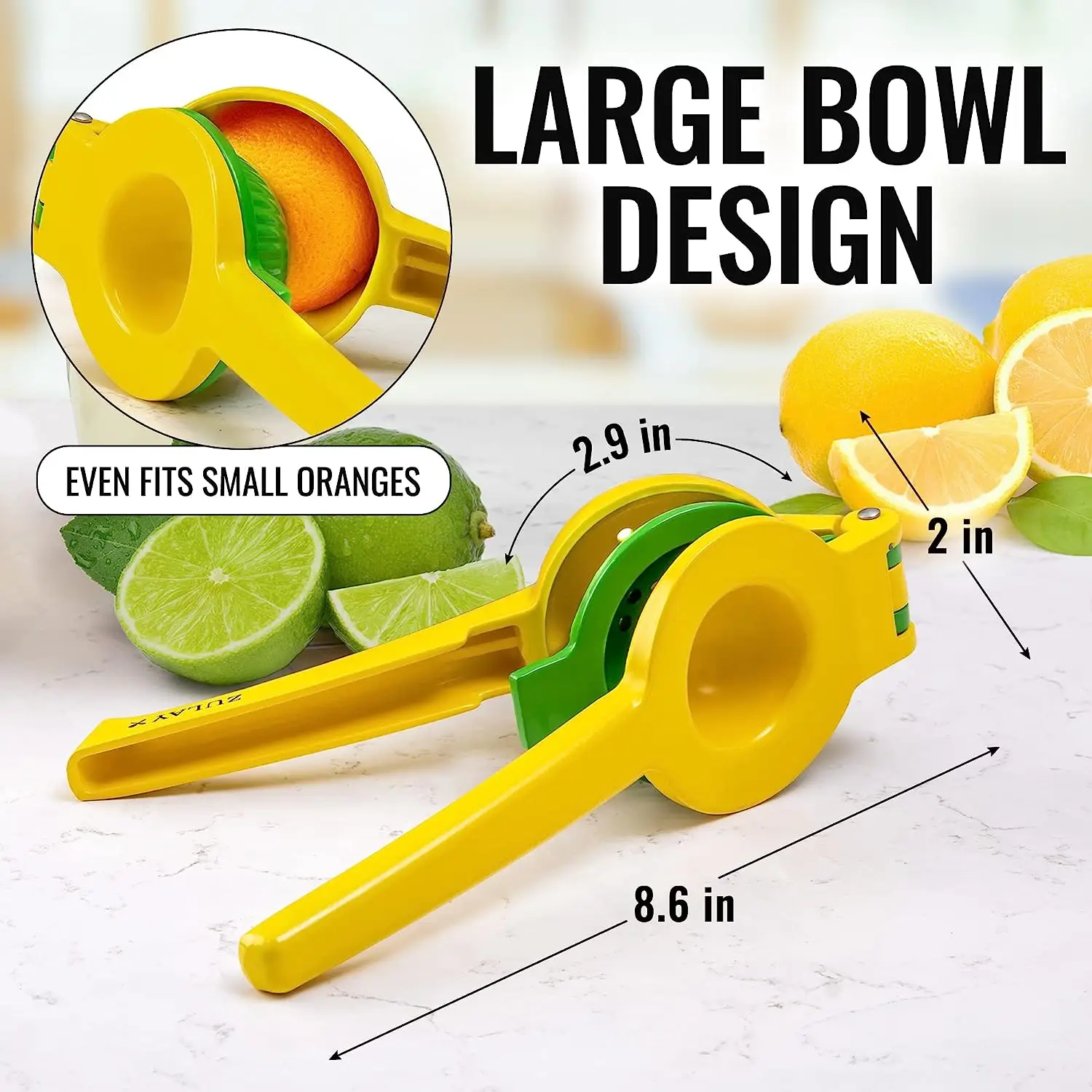 Zulay Metal Lemon Lime Squeezer