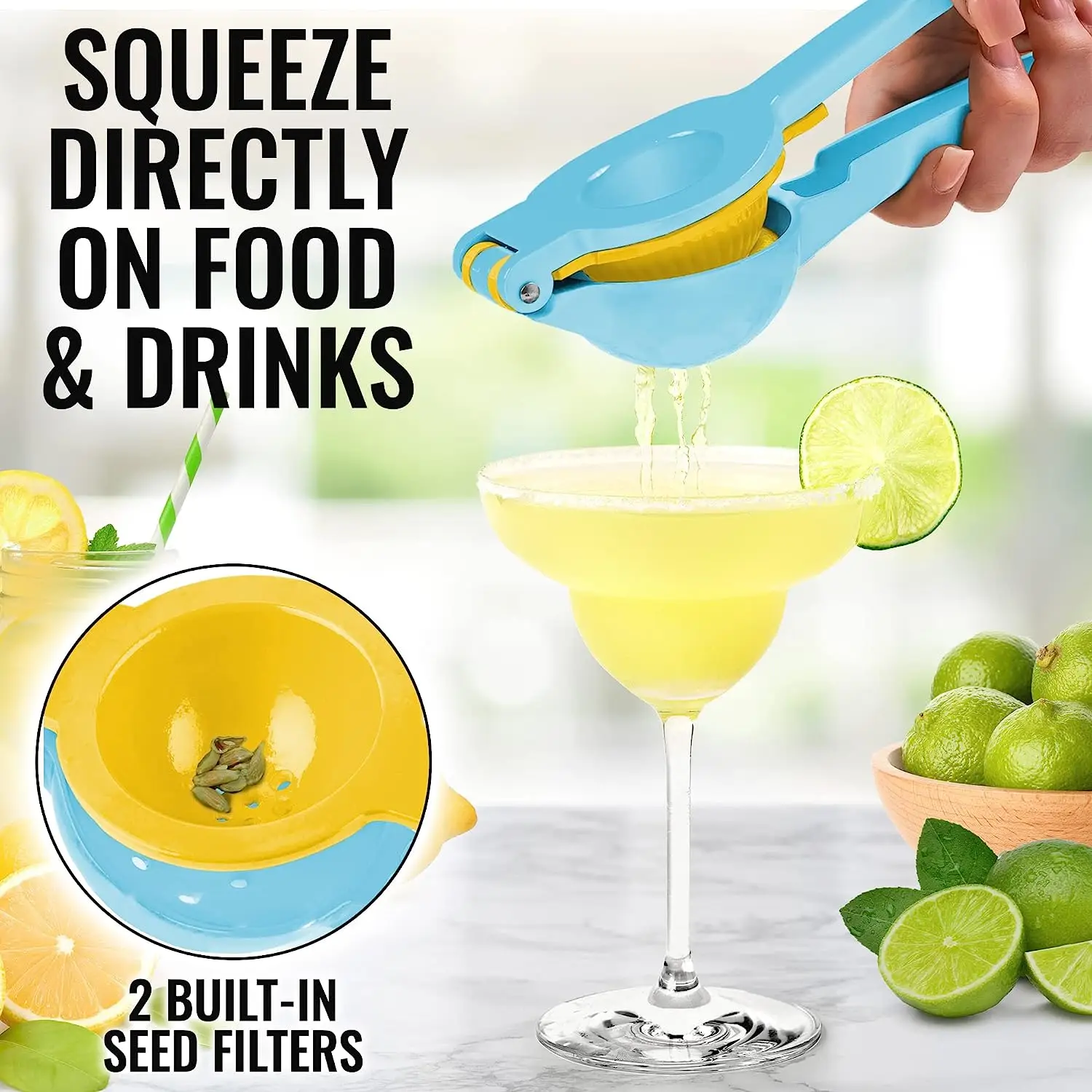 Zulay Metal Lemon Lime Squeezer