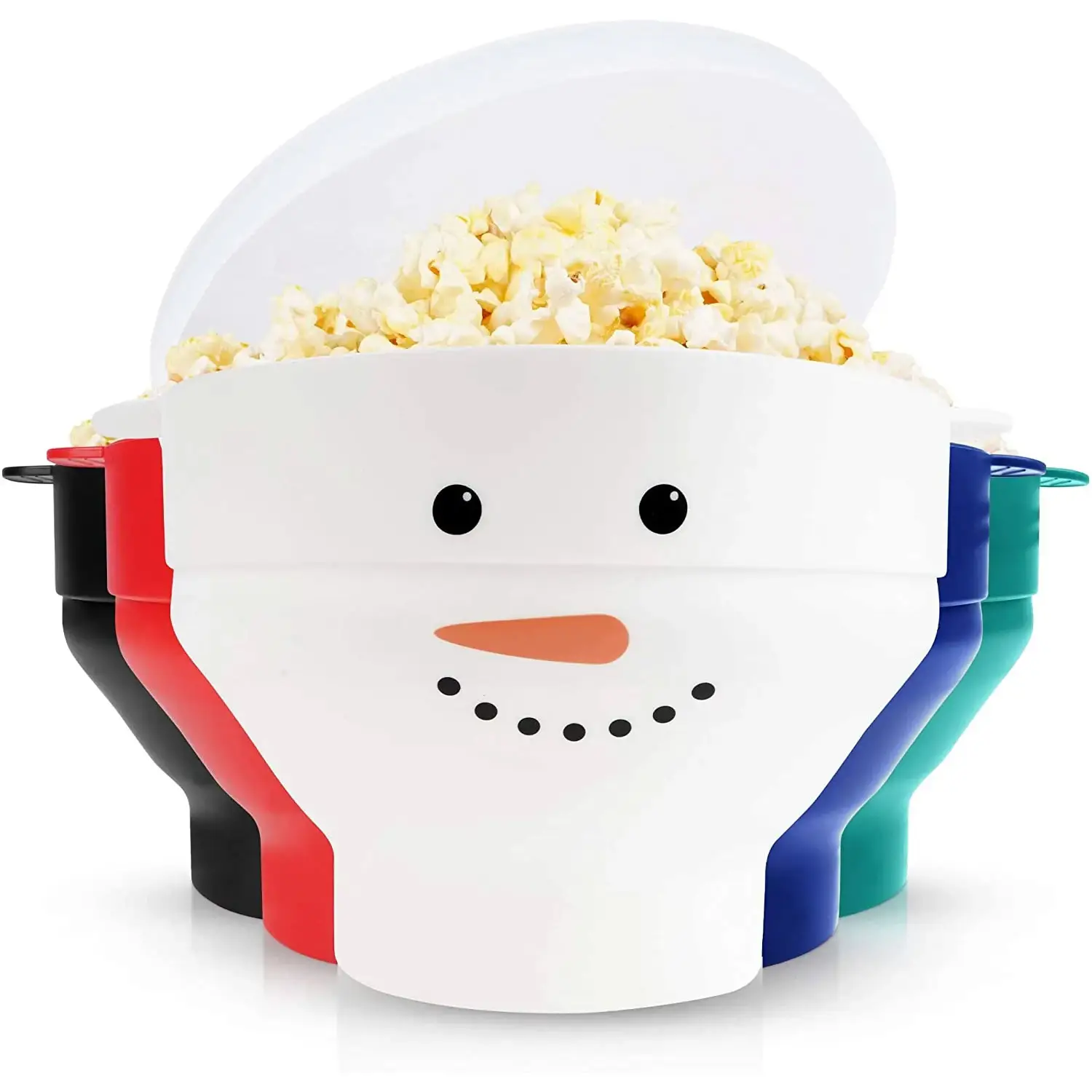 Collapsible Silicone Popcorn Maker