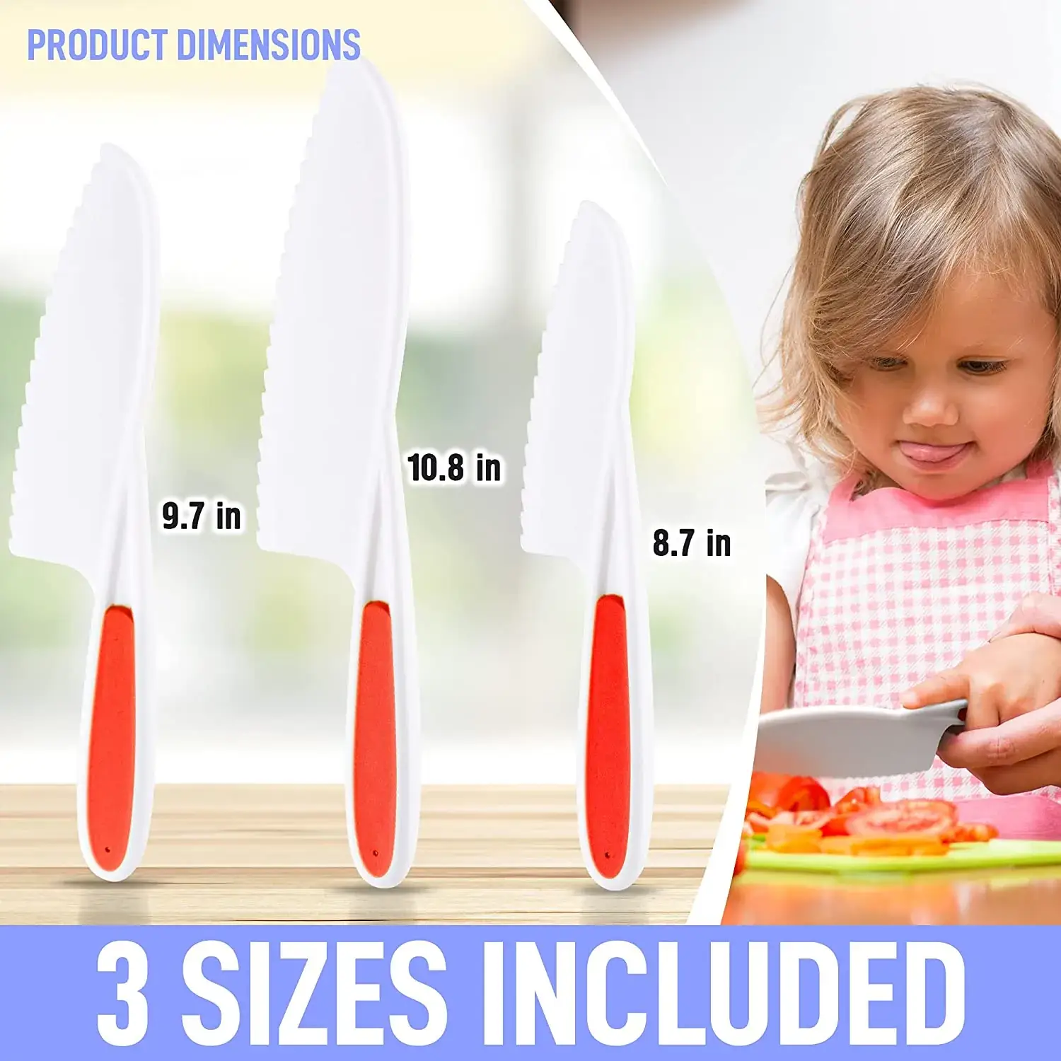 3 Piece Kids Knife Set