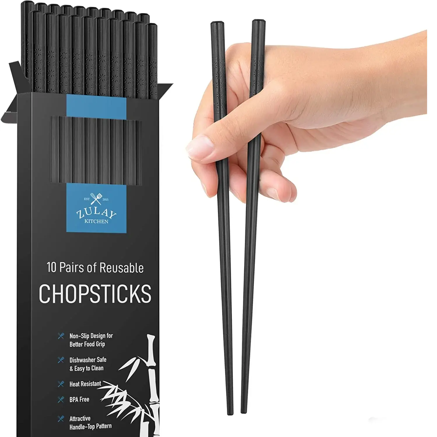 ZK Chopsticks, Fiberglass, 10 Pairs