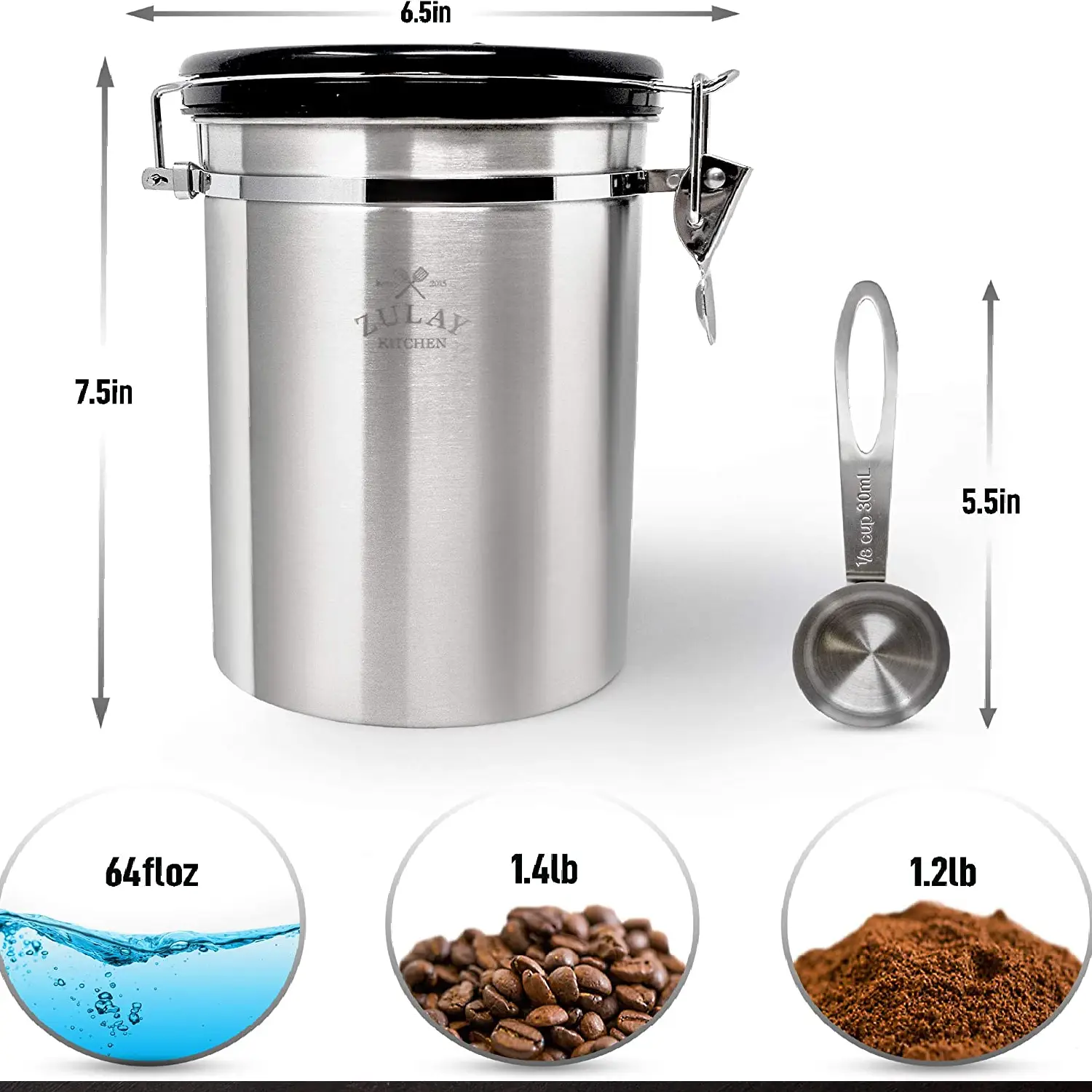 Airtight Coffee Canister - Large