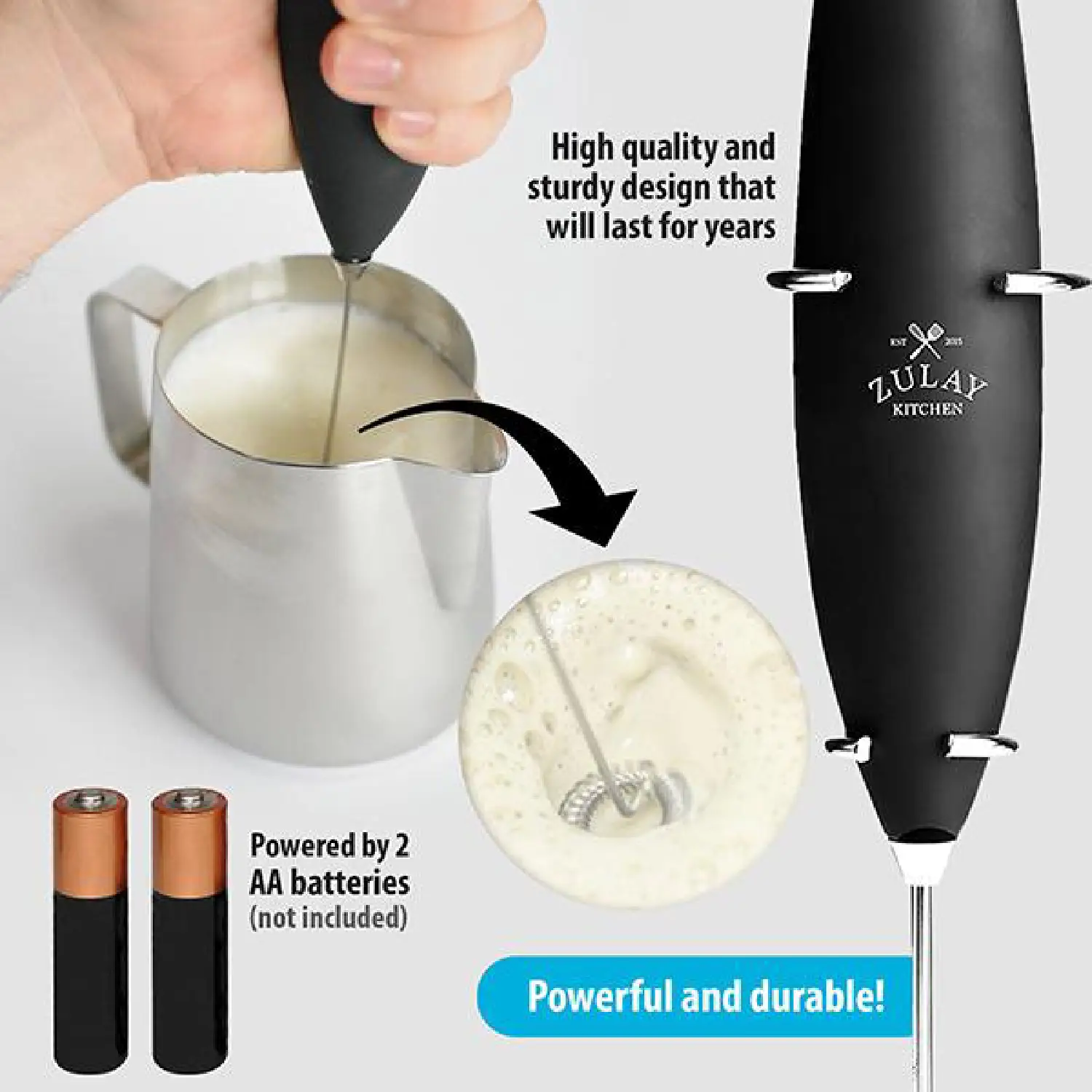 ZK Milk Frother OG With Stand 