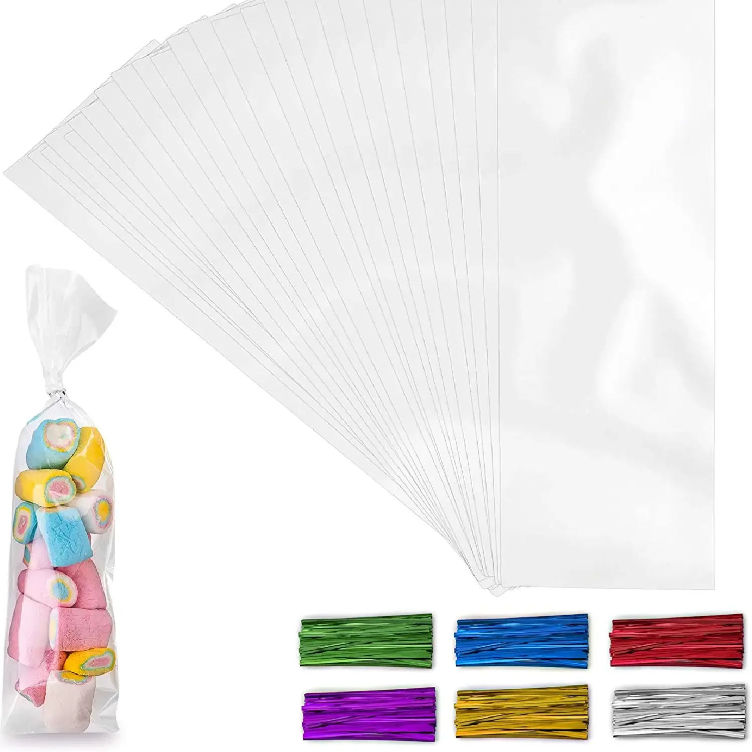 Simple Craft Candy Treat Cellophane Bags - 200 Pack