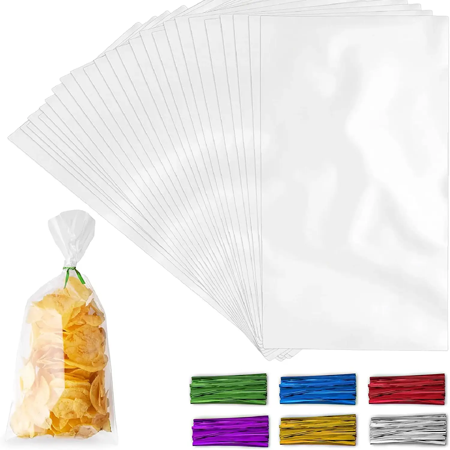 Simple Craft Candy Treat Cellophane Bags - 200 Pack