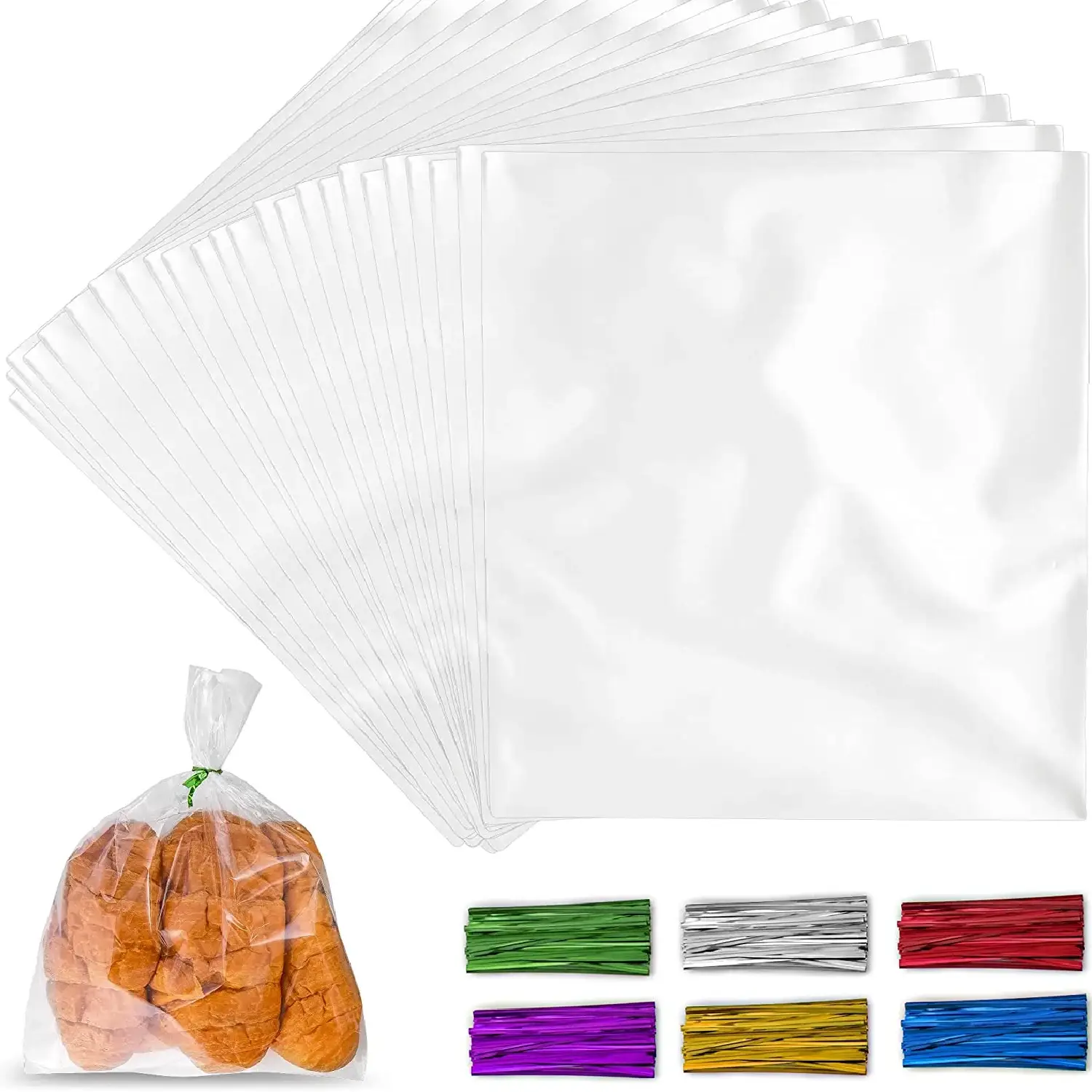 Simple Craft Candy Treat Cellophane Bags - 200 Pack