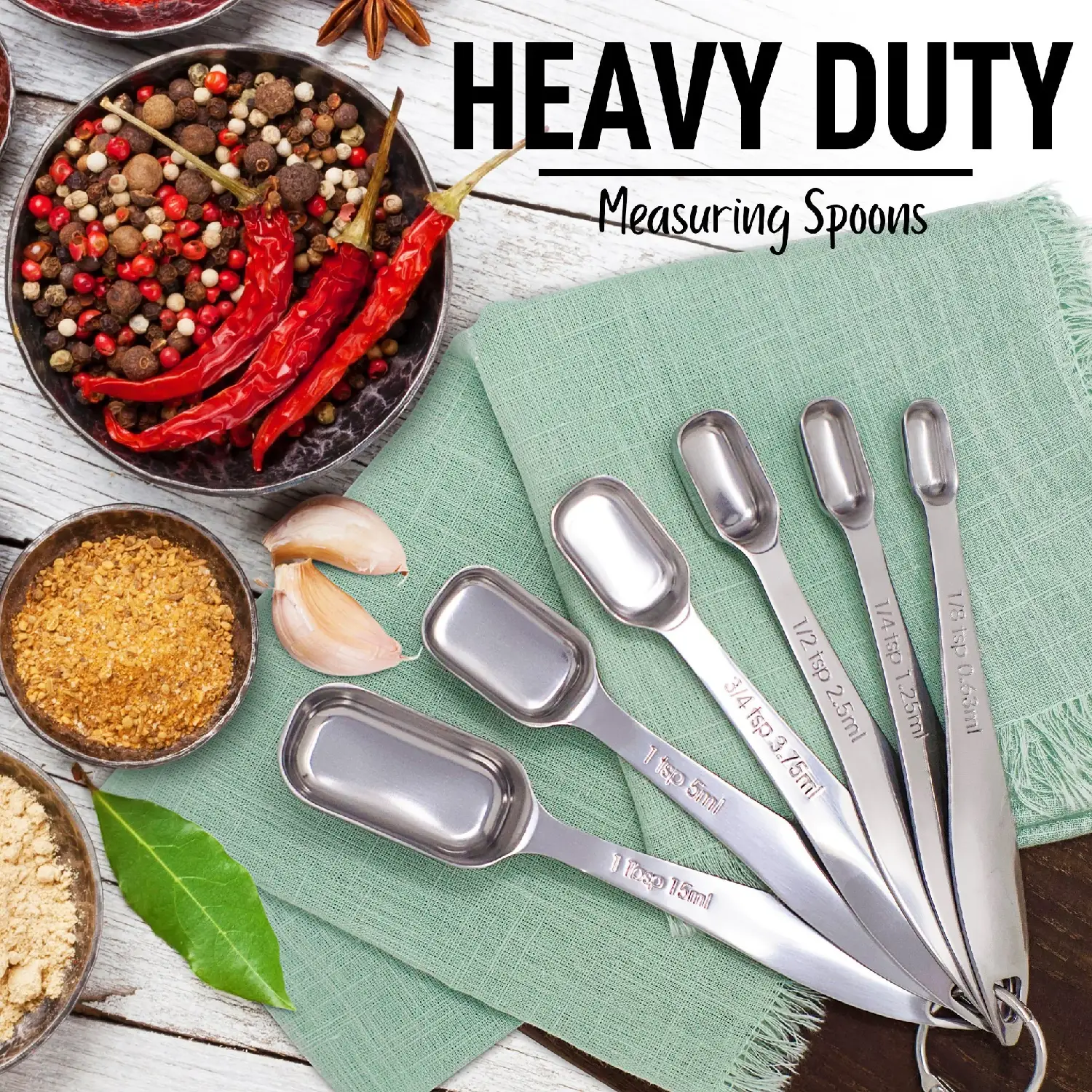 Stainless Steel Measuring Spoons