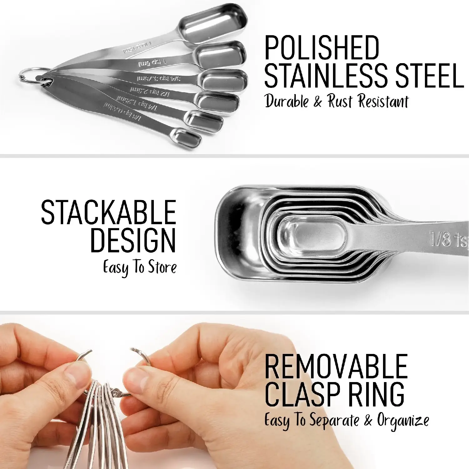 Stainless Steel Measuring Spoons