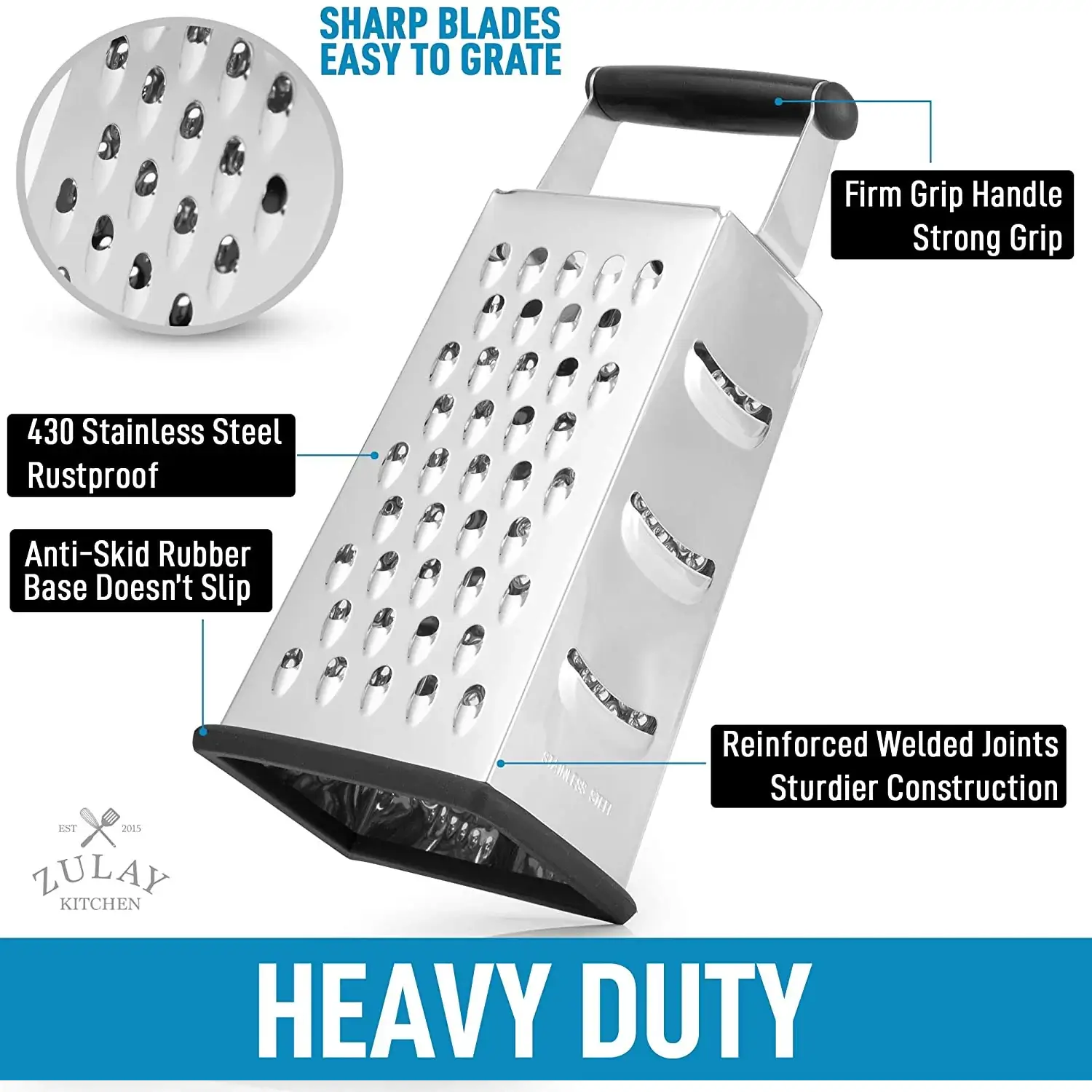 Cheese Grater With Easy Grip Handle