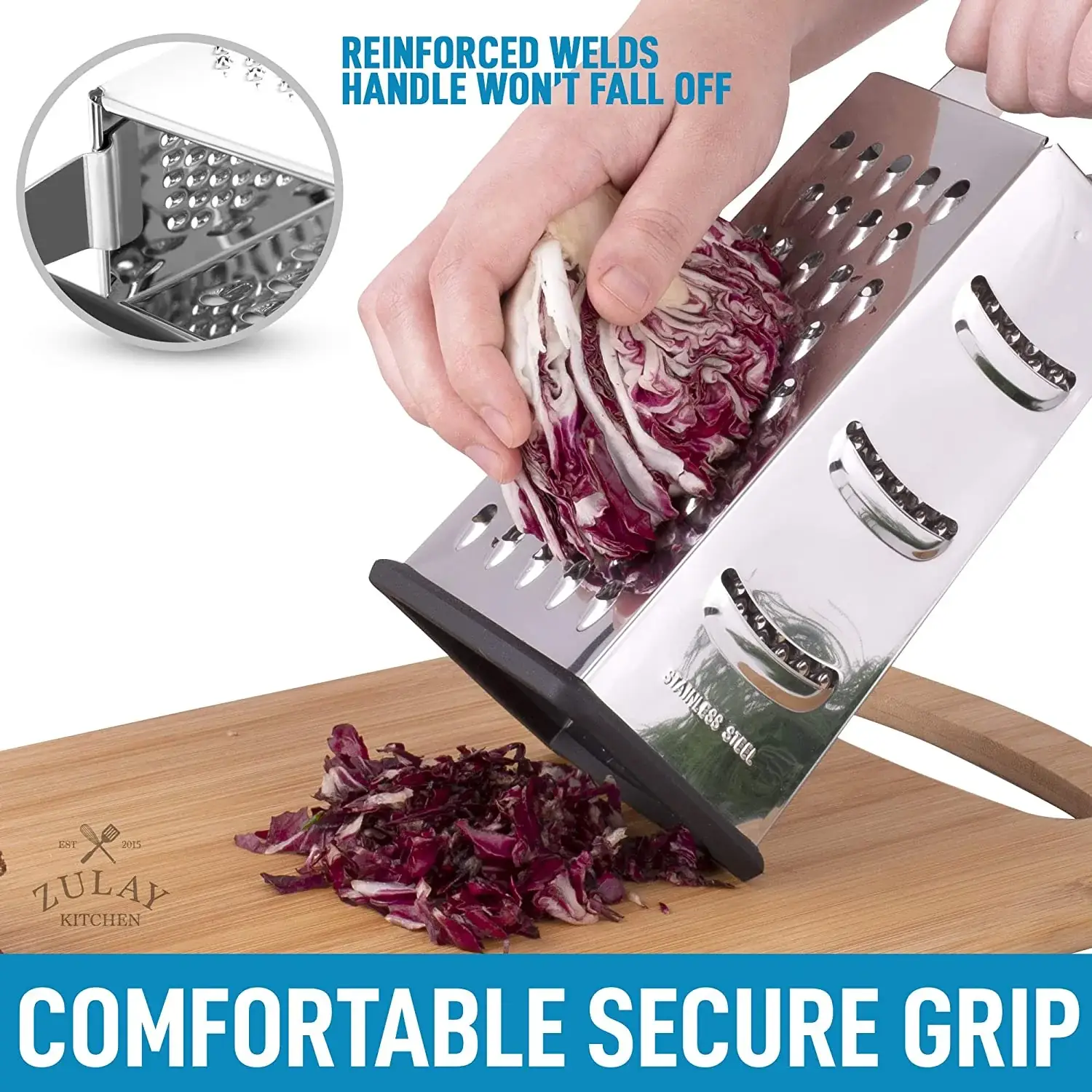 Cheese Grater With Easy Grip Handle