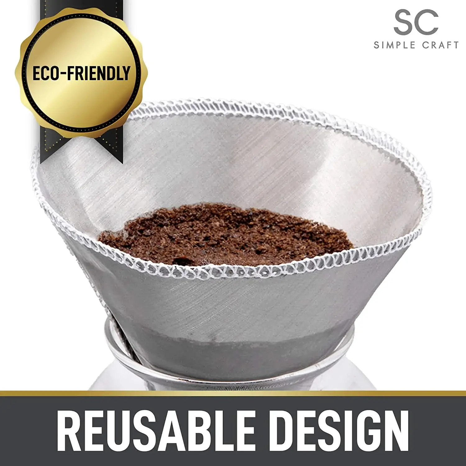 SC Reusable Flexible Coffee Filter