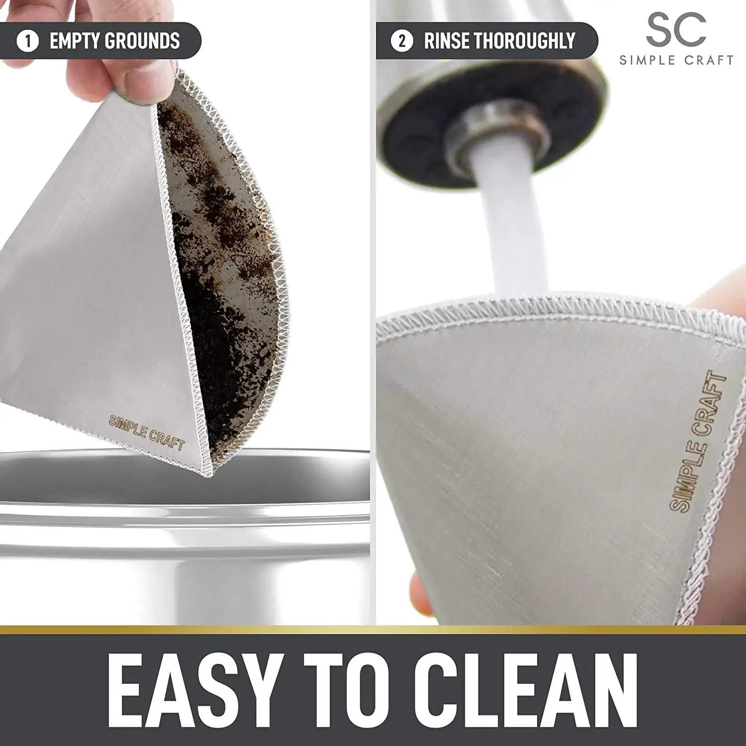 SC Reusable Flexible Coffee Filter