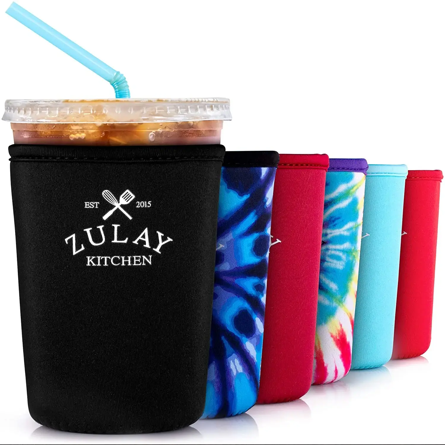 Reusable Iced Coffee Sleeve - 5-inch Medium Size