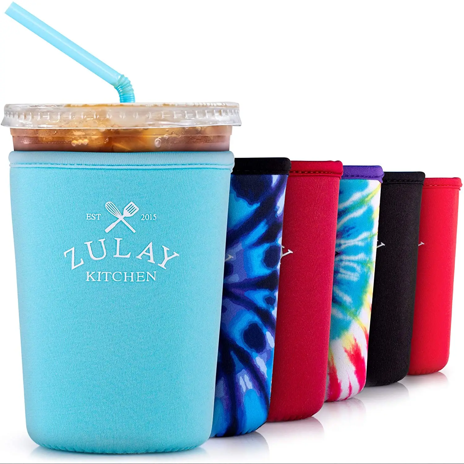 Reusable Iced Coffee Sleeve - 5-inch Medium Size