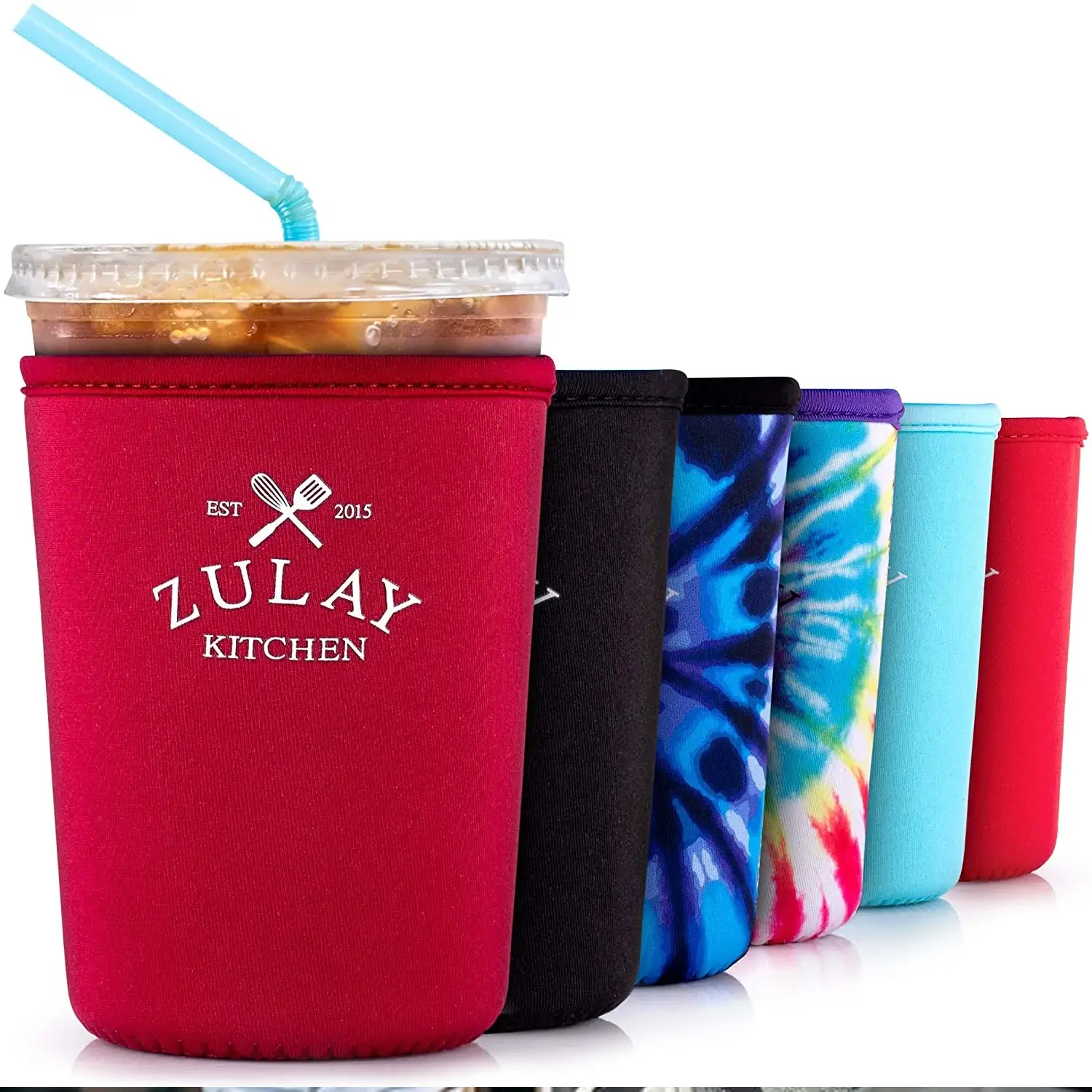 Reusable Iced Coffee Sleeve - 5-inch Medium Size