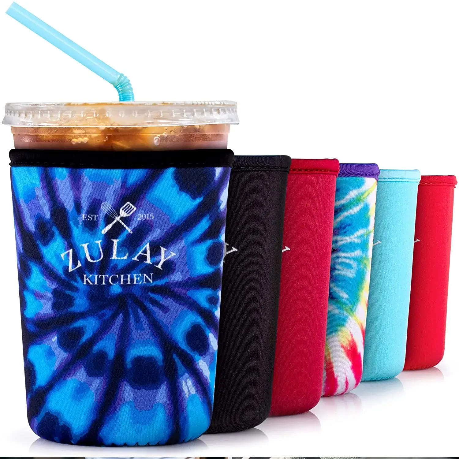 Reusable Iced Coffee Sleeve - 5-inch Medium Size