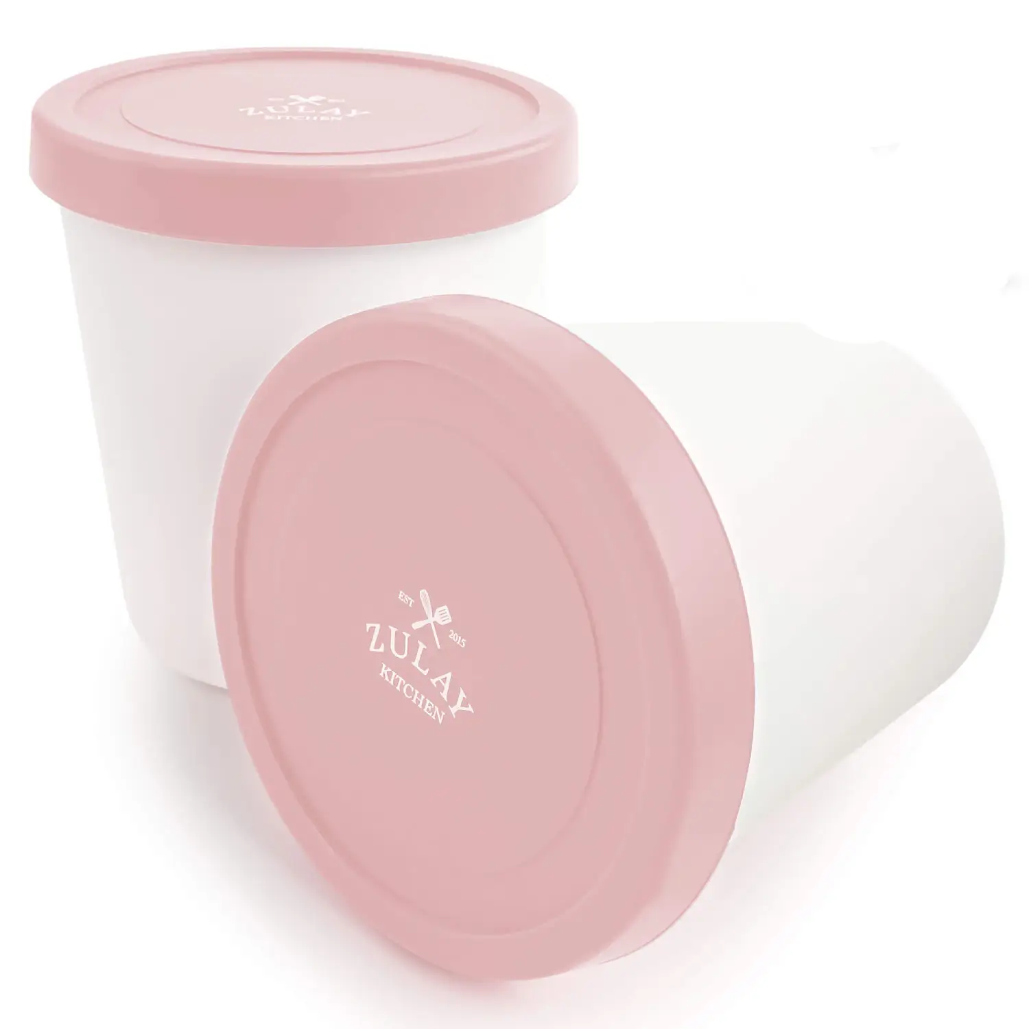 Ice Cream Containers 2 Pack - 1 Quart