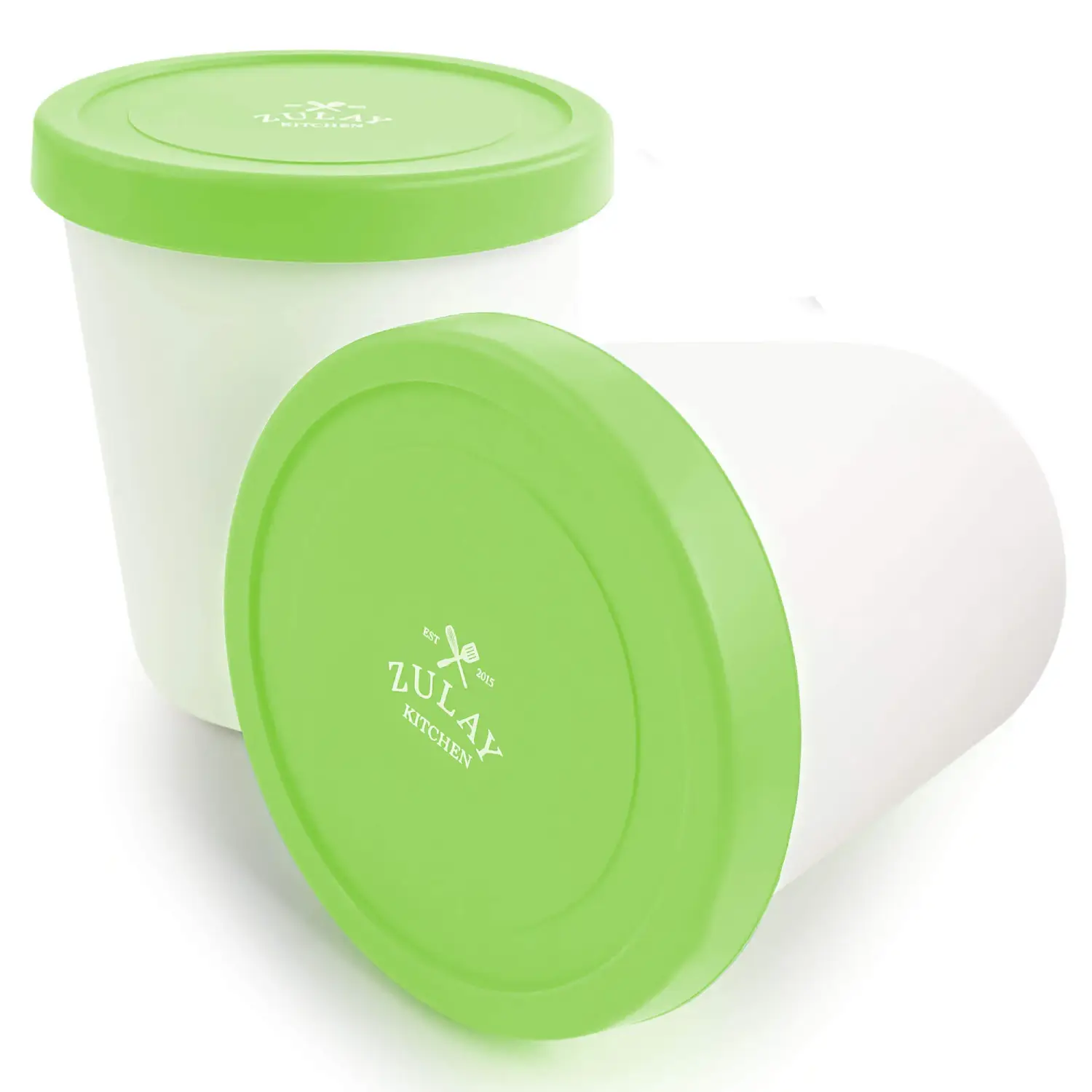 Ice Cream Containers 2 Pack - 1 Quart